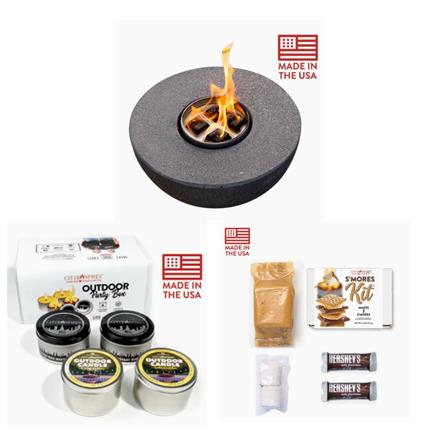 City Bonfire Concrete Firepit Deluxe Bundle