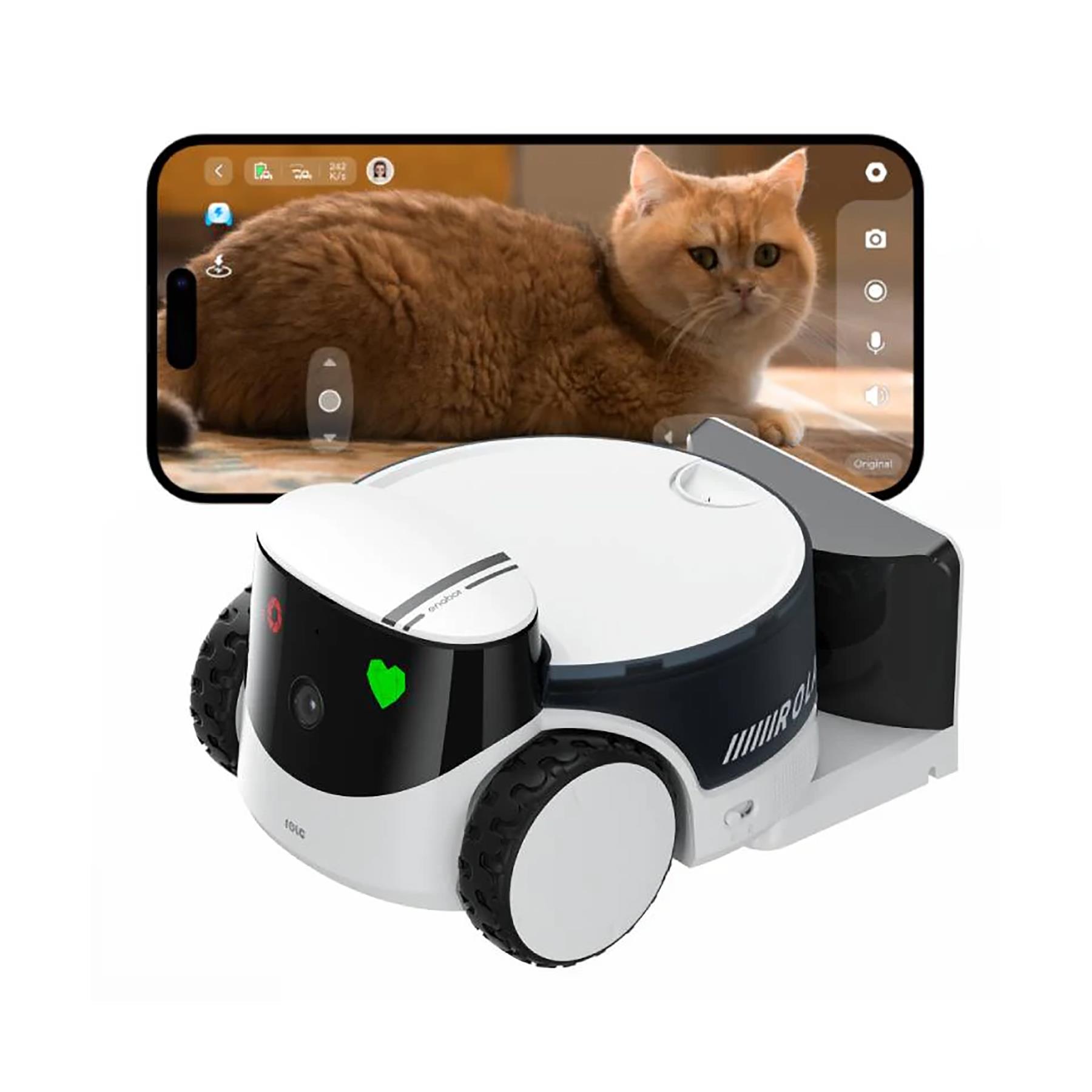 Enabot ROLA PetPal Moving Pet Security And Companion Robot