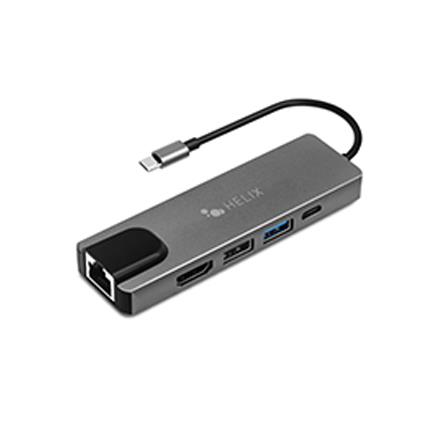 Helix 7-in-1 USB-C Hub With Wireless Charging