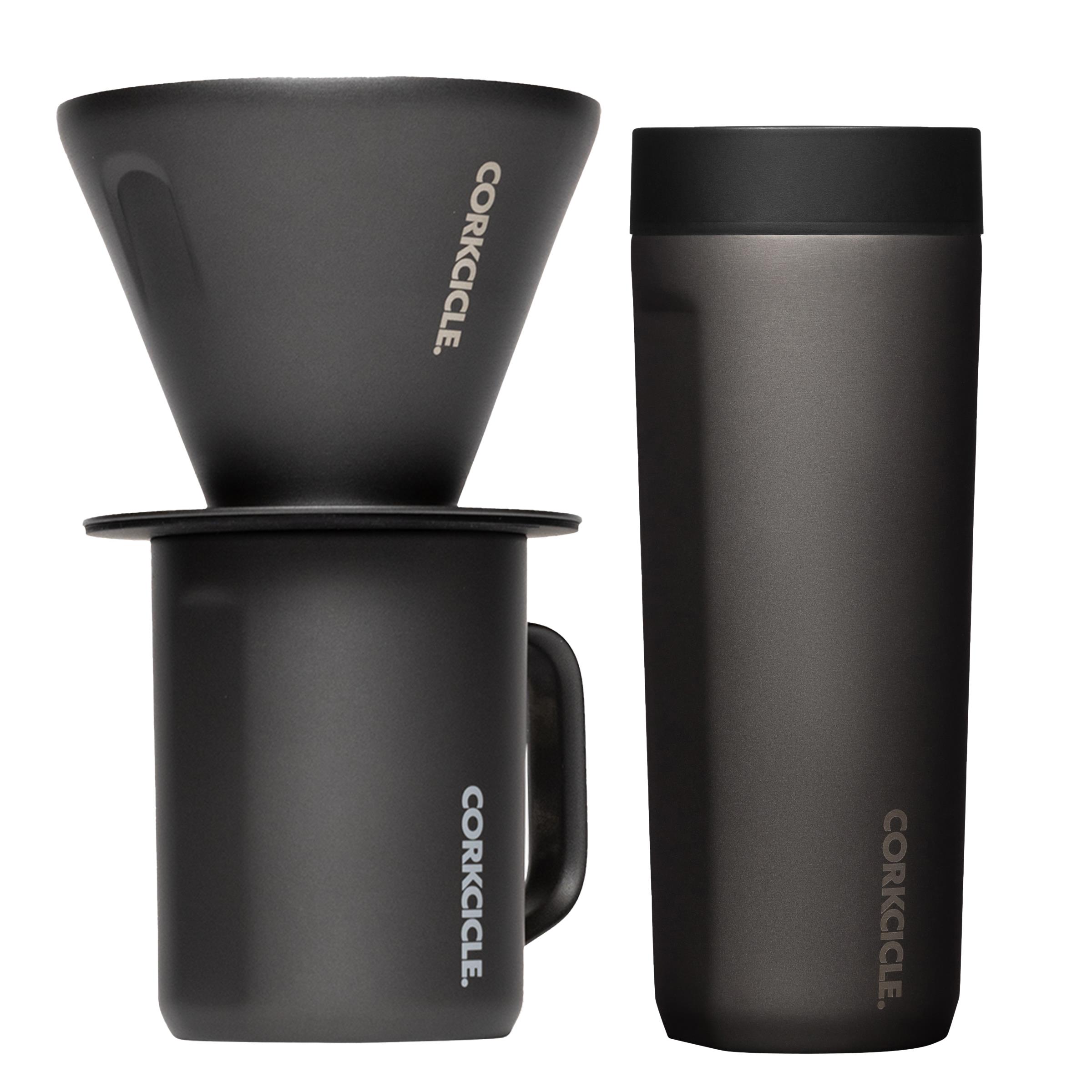 Pour-over Kit + 17oz Commuter Cup Set - Ceramic Slate