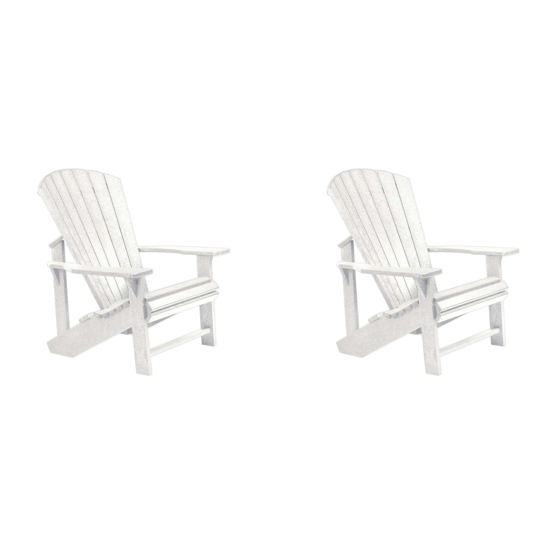 Upright Adirondack Chairs Package