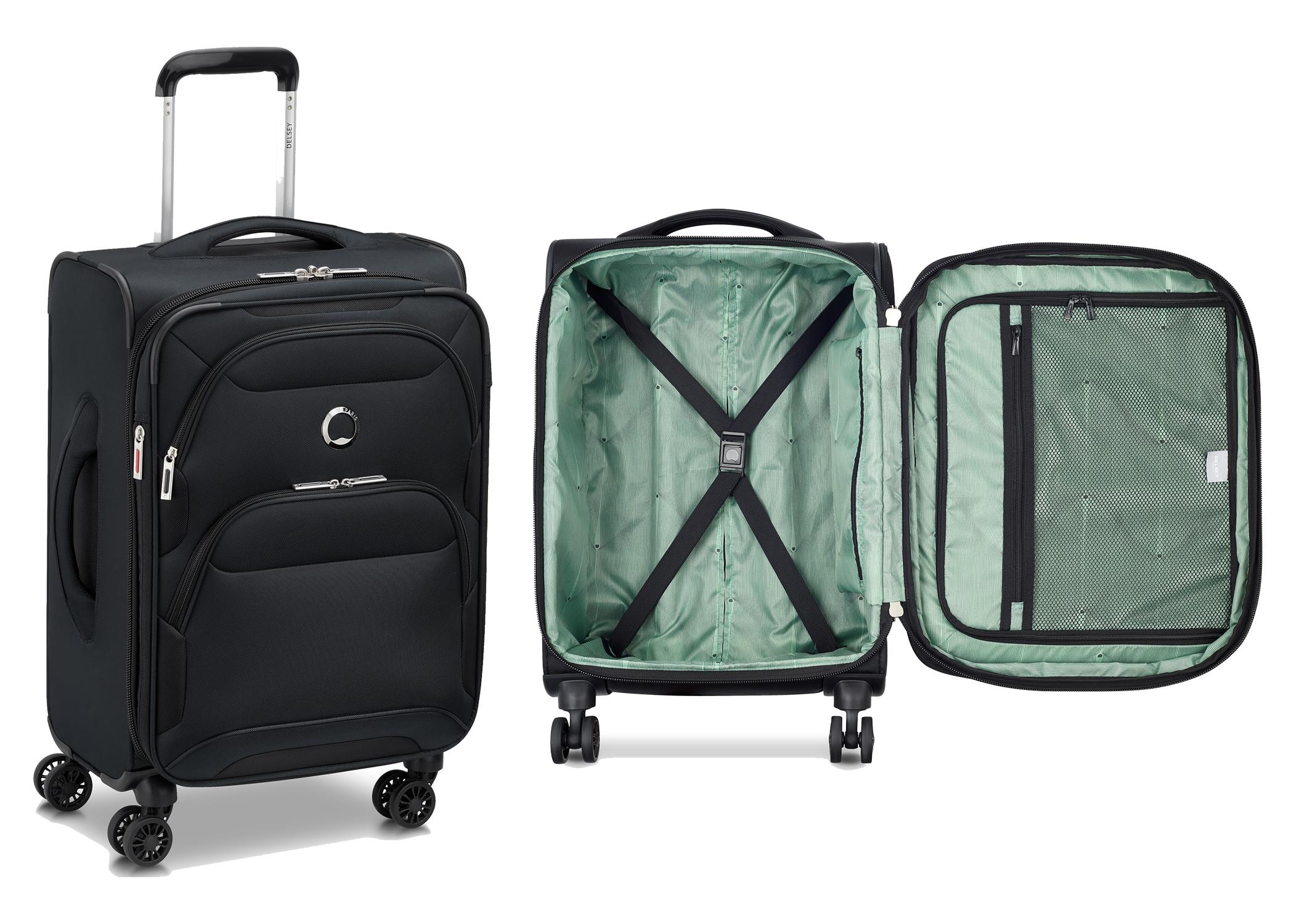 Sky Max 2.0 Softside Expandable Spinner Carry-On - Black