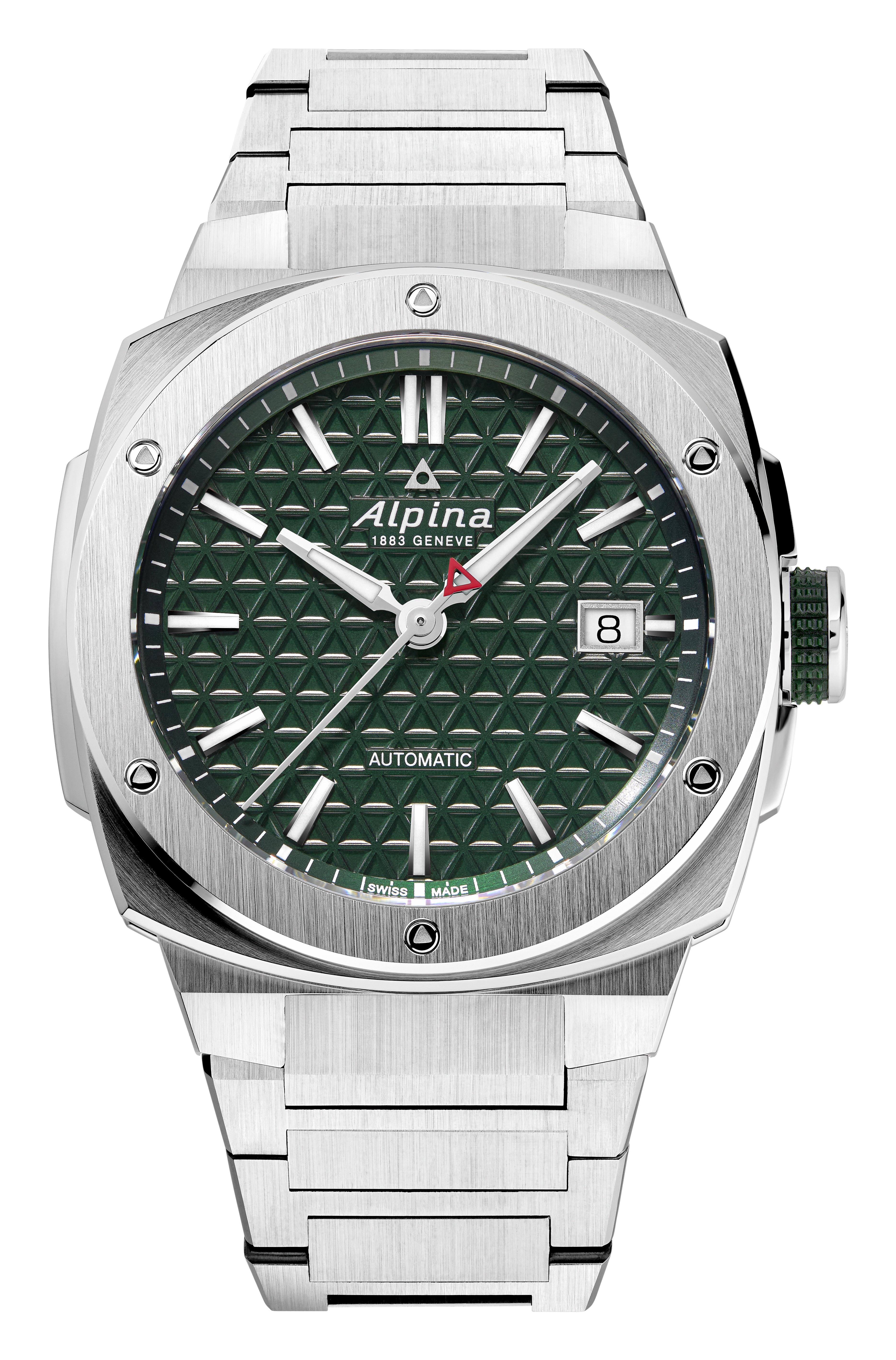 Mens' Alpiner Extreme Swiss Automatic Watch, Green