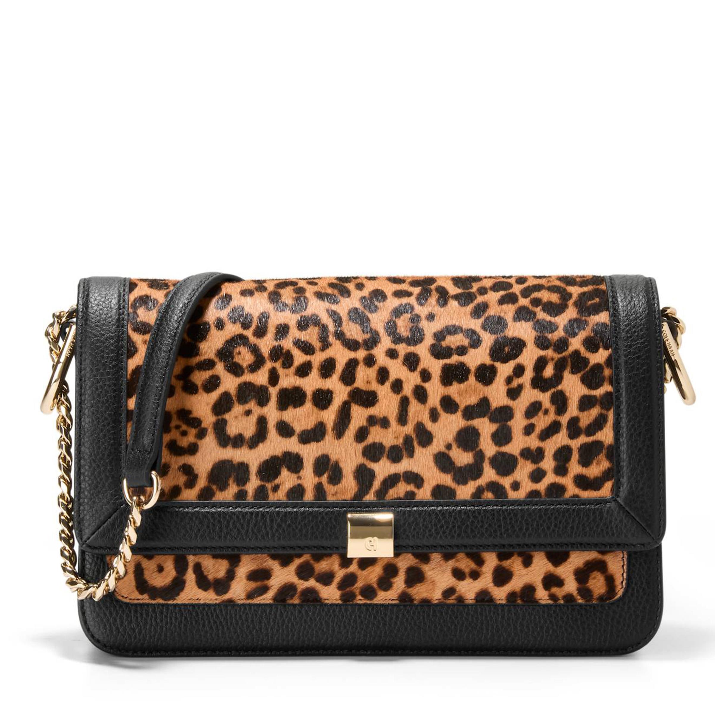 Daniella Chain Shoulder Bag - Leopard Multi