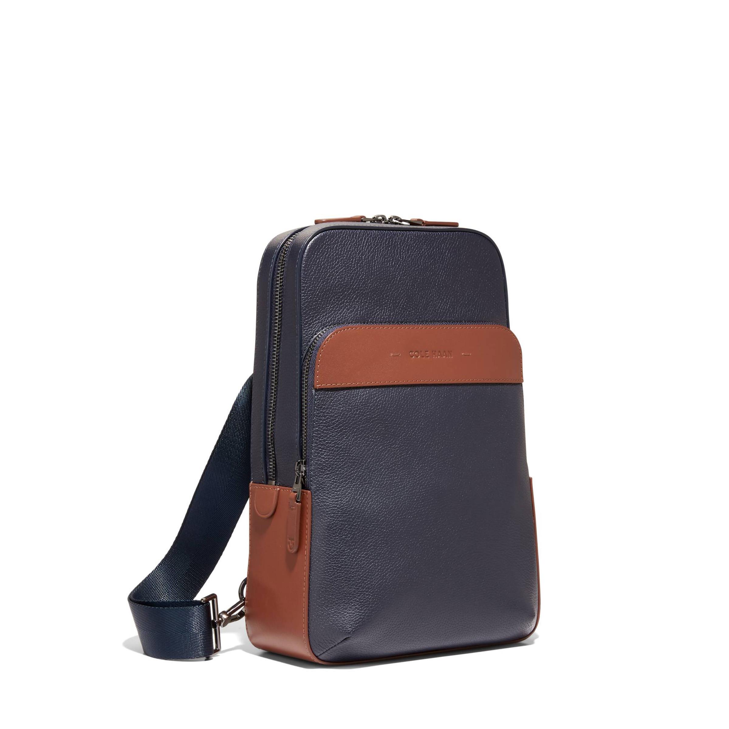 Triboro Sling - Navy/British Tan