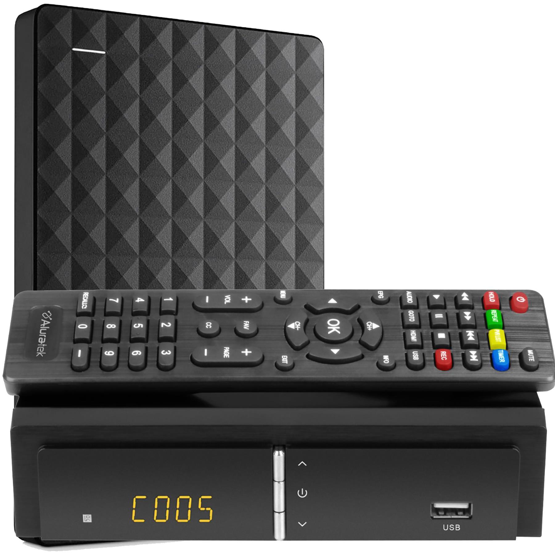 Digital TV Converter Box With Digital Video Recorder+ 1TB Hard Drive