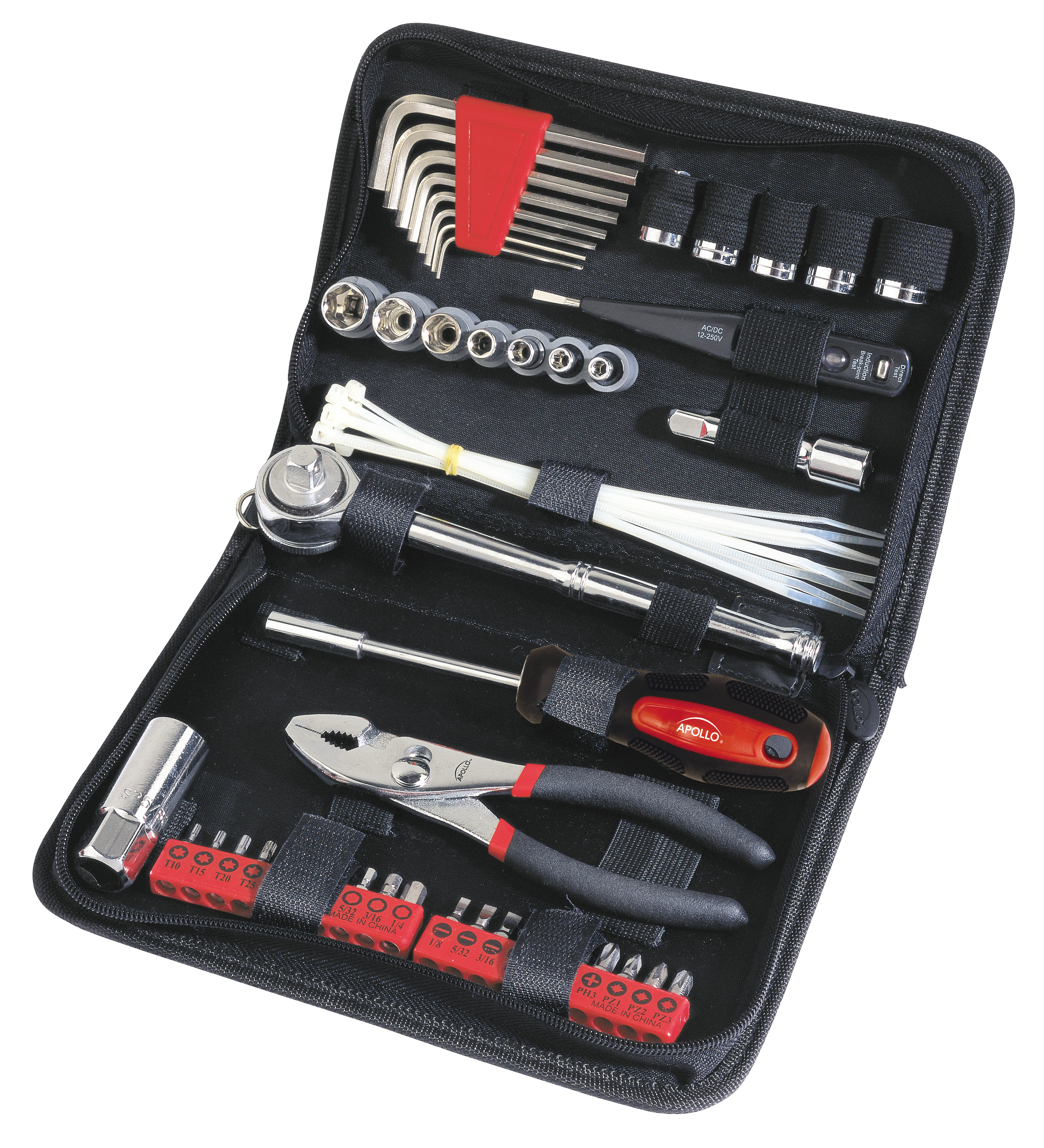 56 Pc Auto Tool Set In Zipper Case- SAE