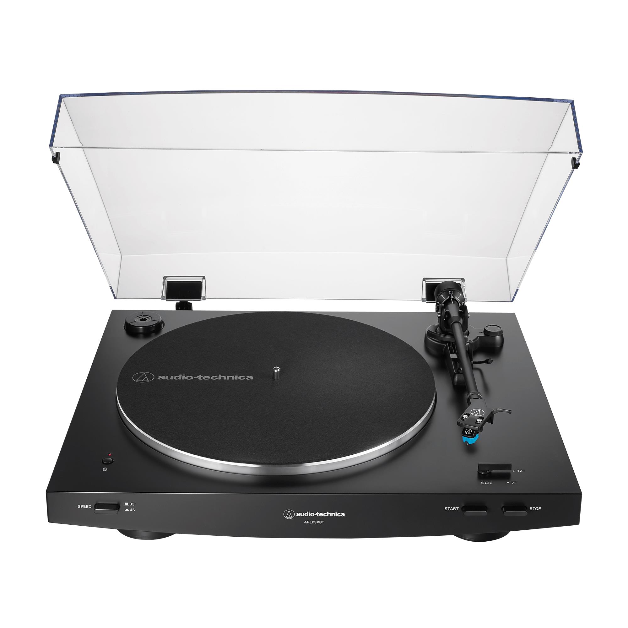 Automatic Belt-Drive Turntable (Wireless & Analog) - Black