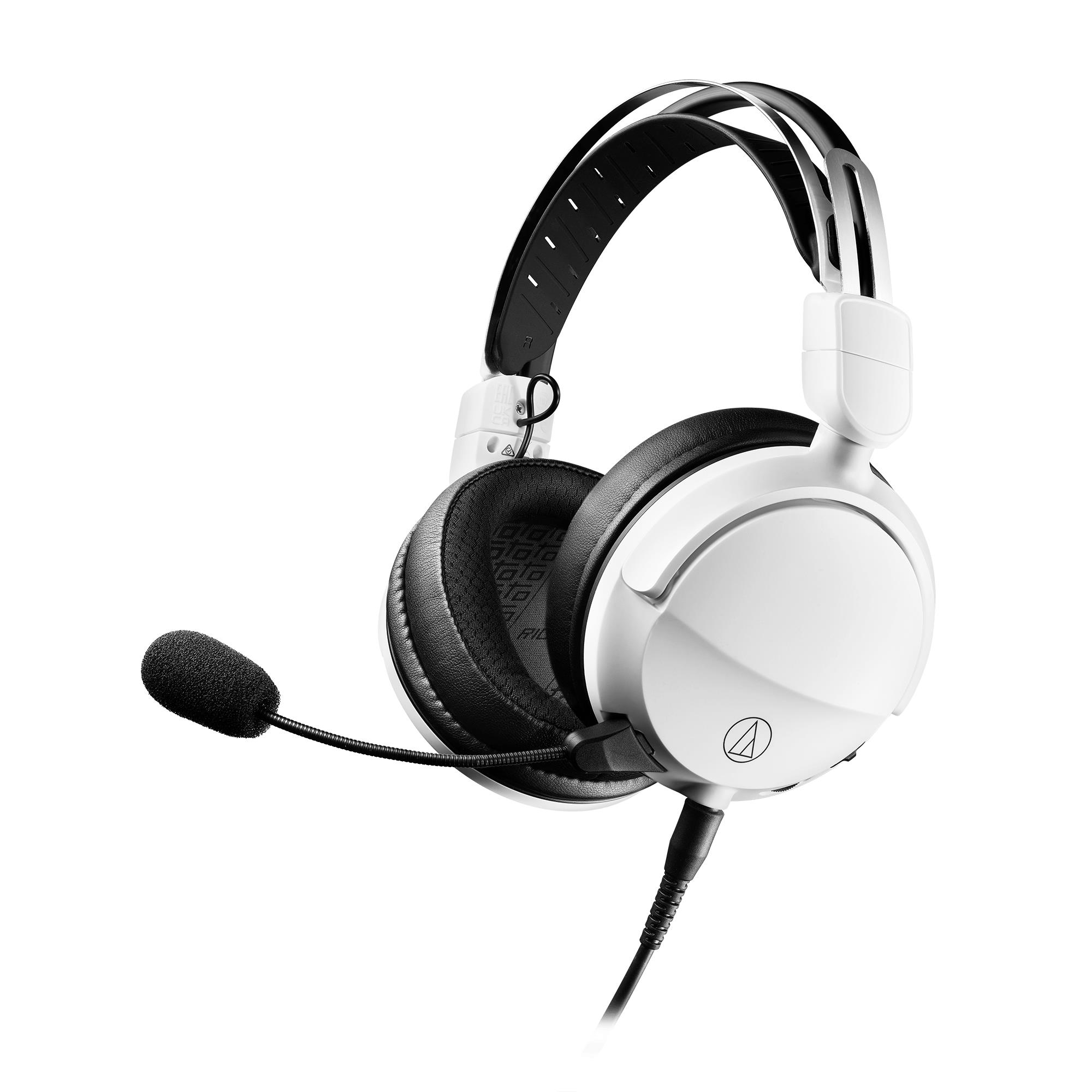 USB High-Fidelity Closed-Back Gaming Headset - White