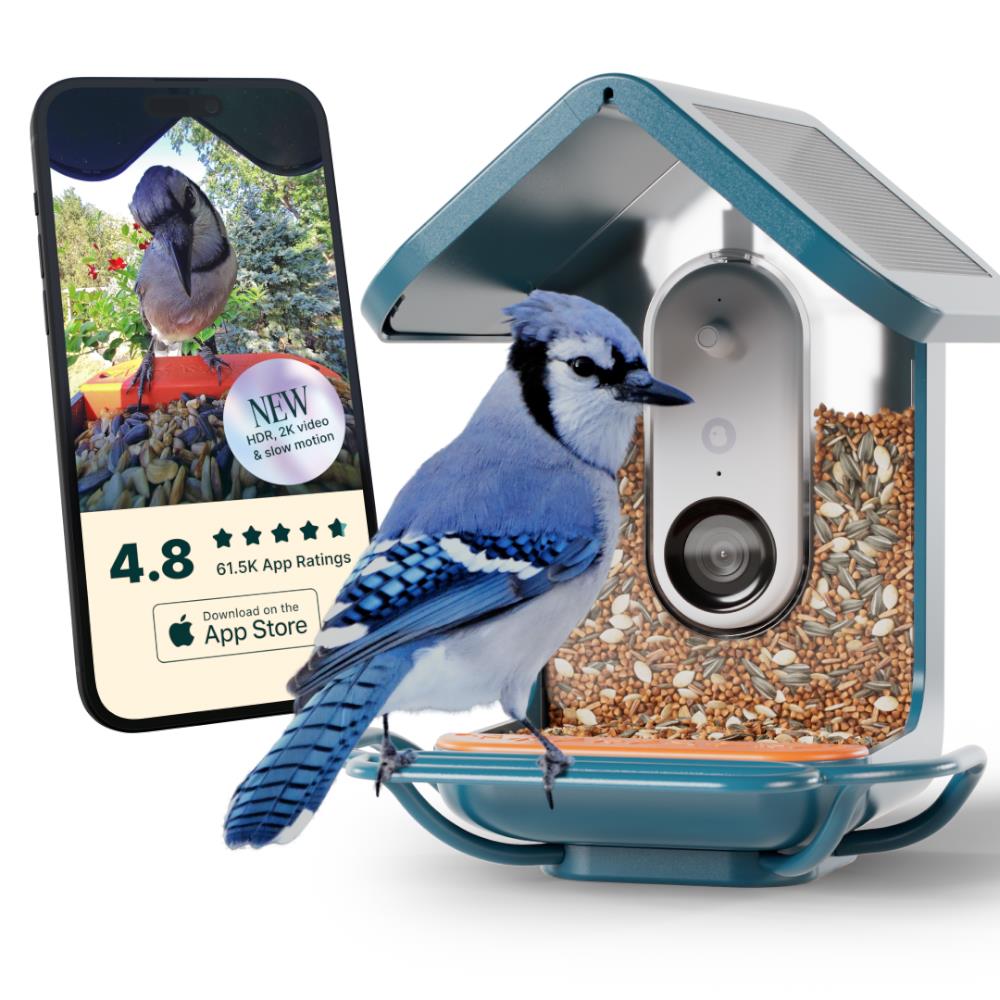 Pro Solar Smart Bird Feeder With Camera & Extender