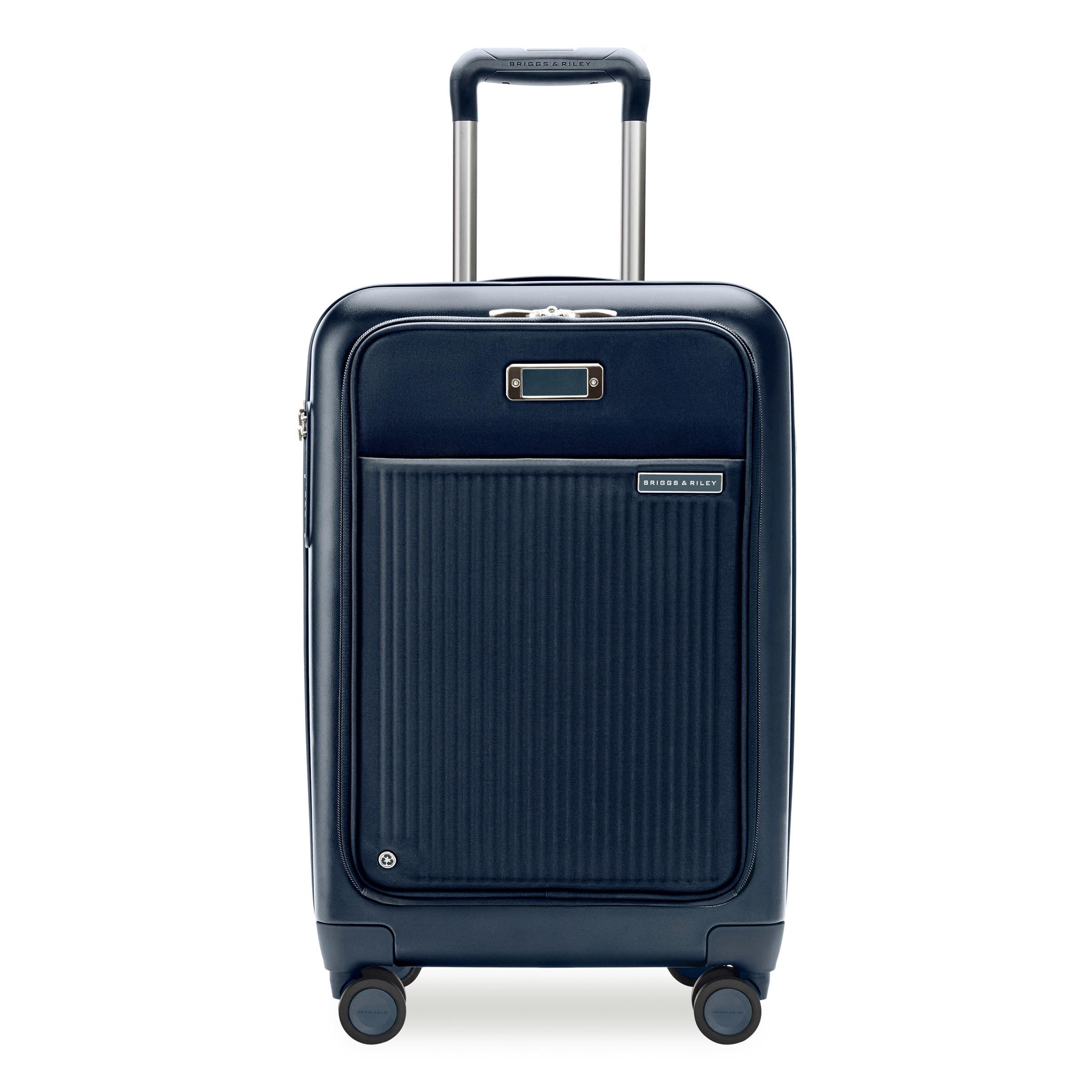 Sympatico 3.0 Essential Front Pocket Carry-On Expandable Spinner - Navy