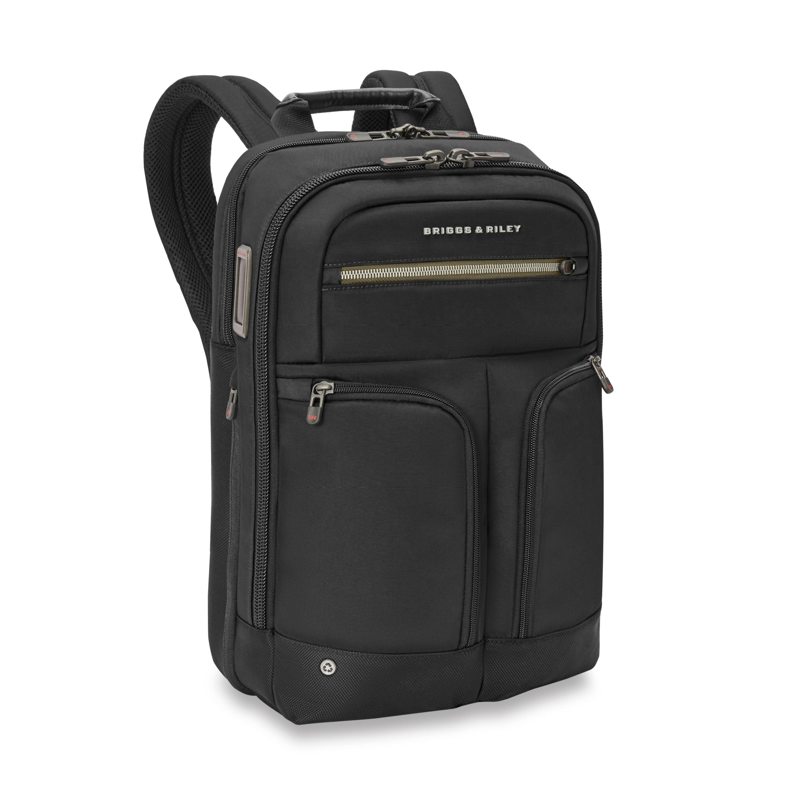 HTA Slim Expandable Backpack - Black