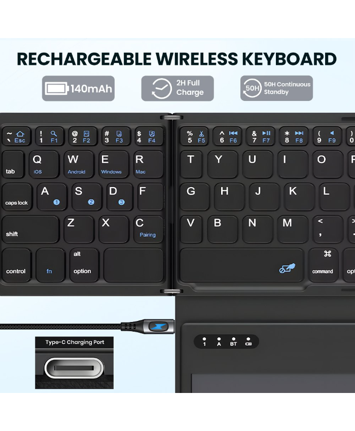 Quadruple Folding Wireless