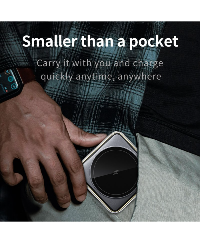 Foldable 3-in-1 Magnetic Wireless Charger