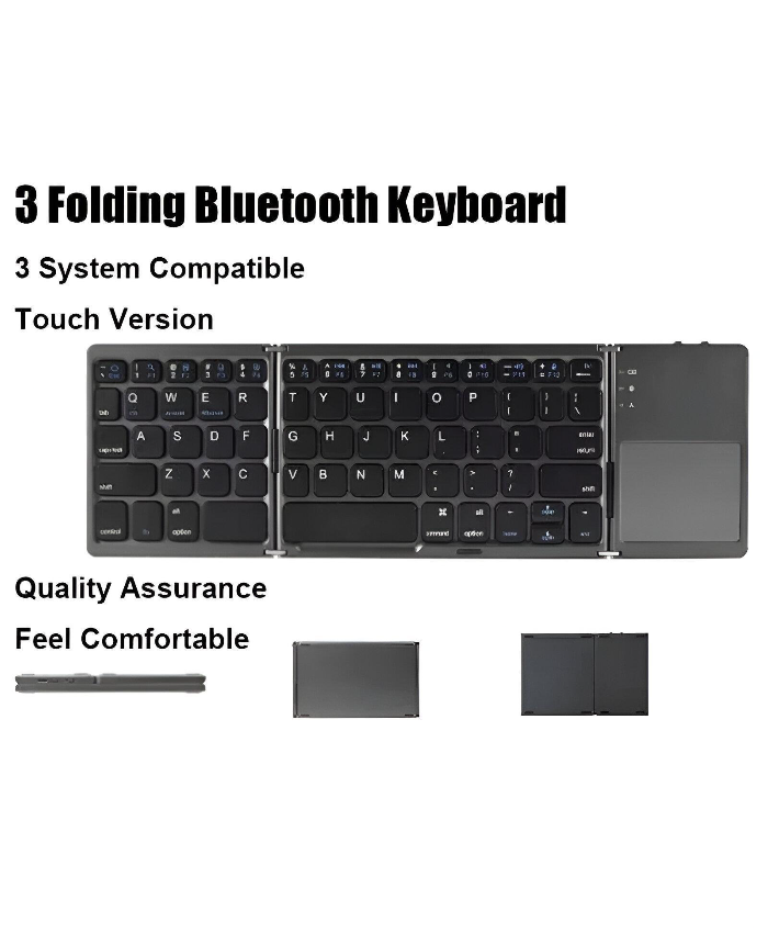 Wireless Folding Bluetooth Keyboard