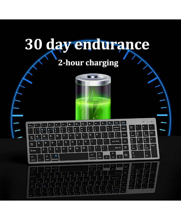 Dual Bluetooth Wireless Keyboard