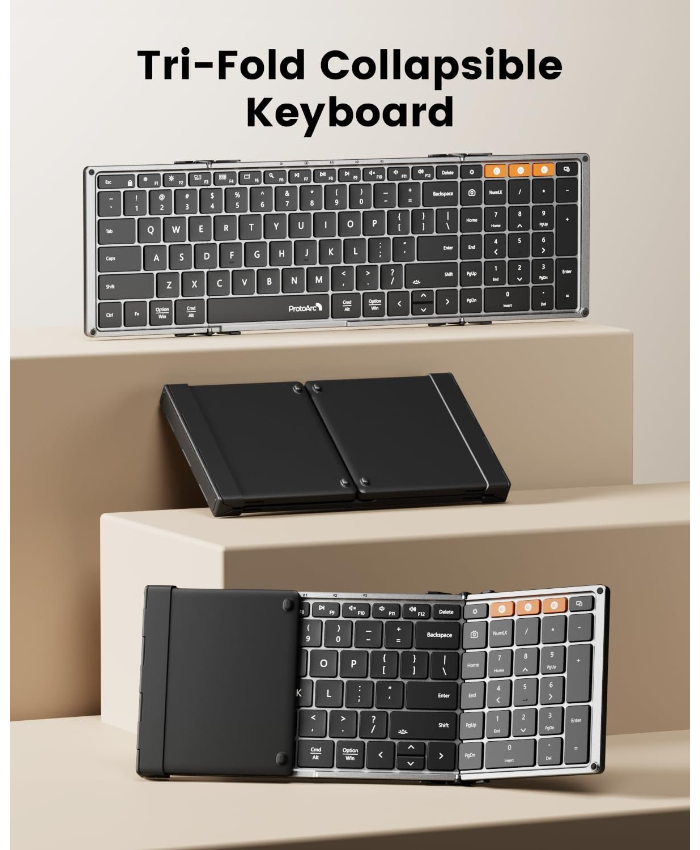 Portable Folding Wireless Keyboard