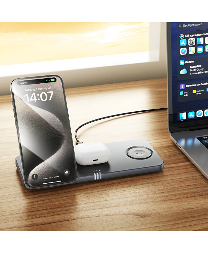 3-in-1 Folding Magnetic Wireless Charger