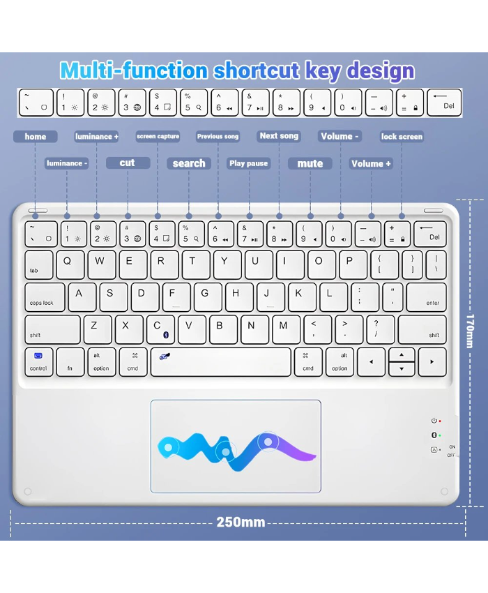 Wireless Bluetooth Keyboard