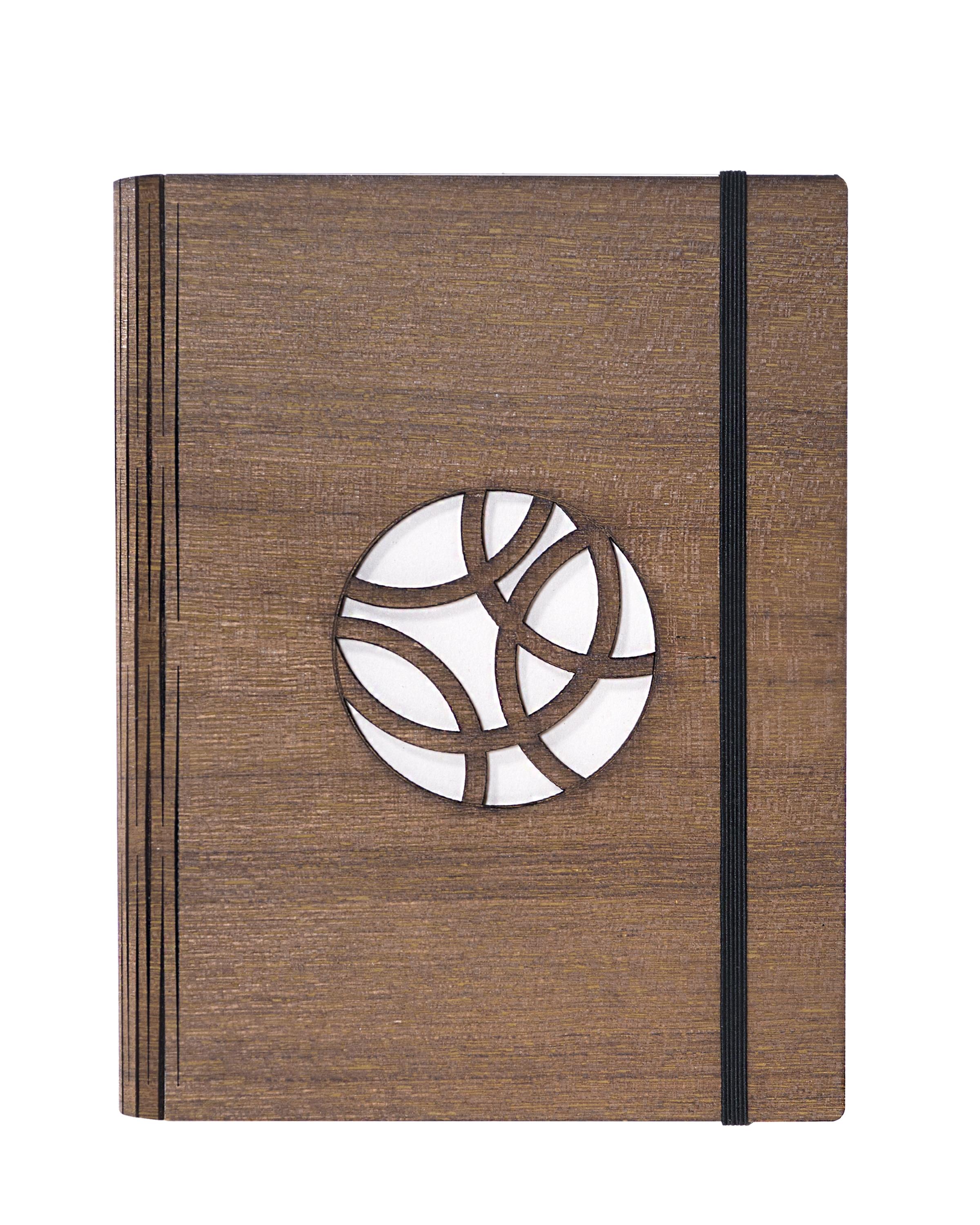 Wooden Journal, Large (Circle Design)