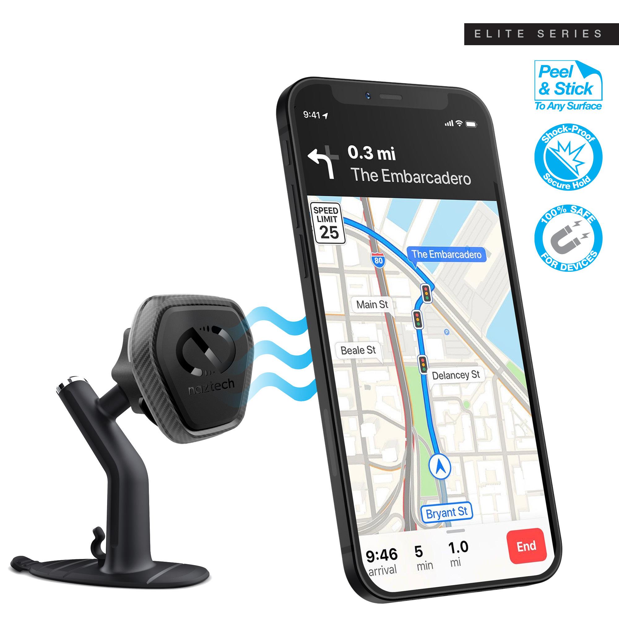 Naztech MagBuddy Elite Series Magnetic Phone Mount - Dash Mini - Black
