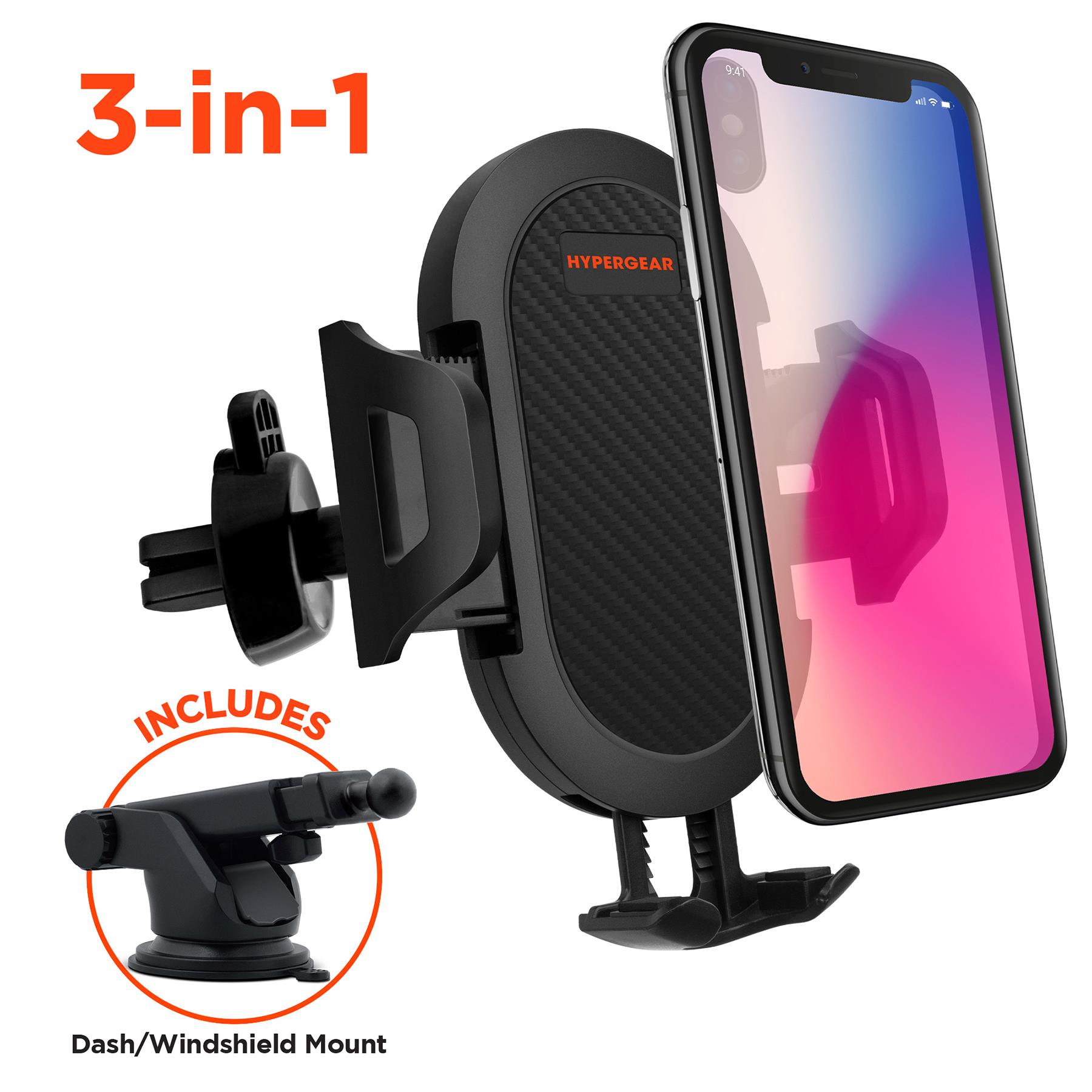 HyperGear 3-in-1 Phone Mount Kit