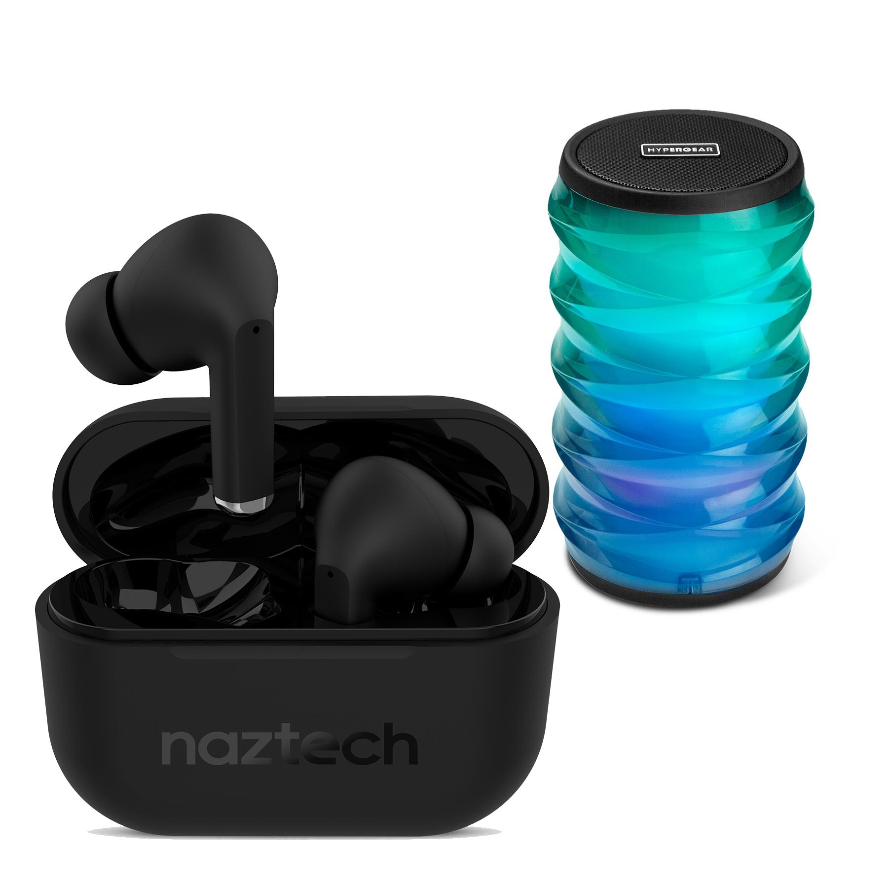Naztech Xpods Pro Earbuds + LYTE LED Speaker