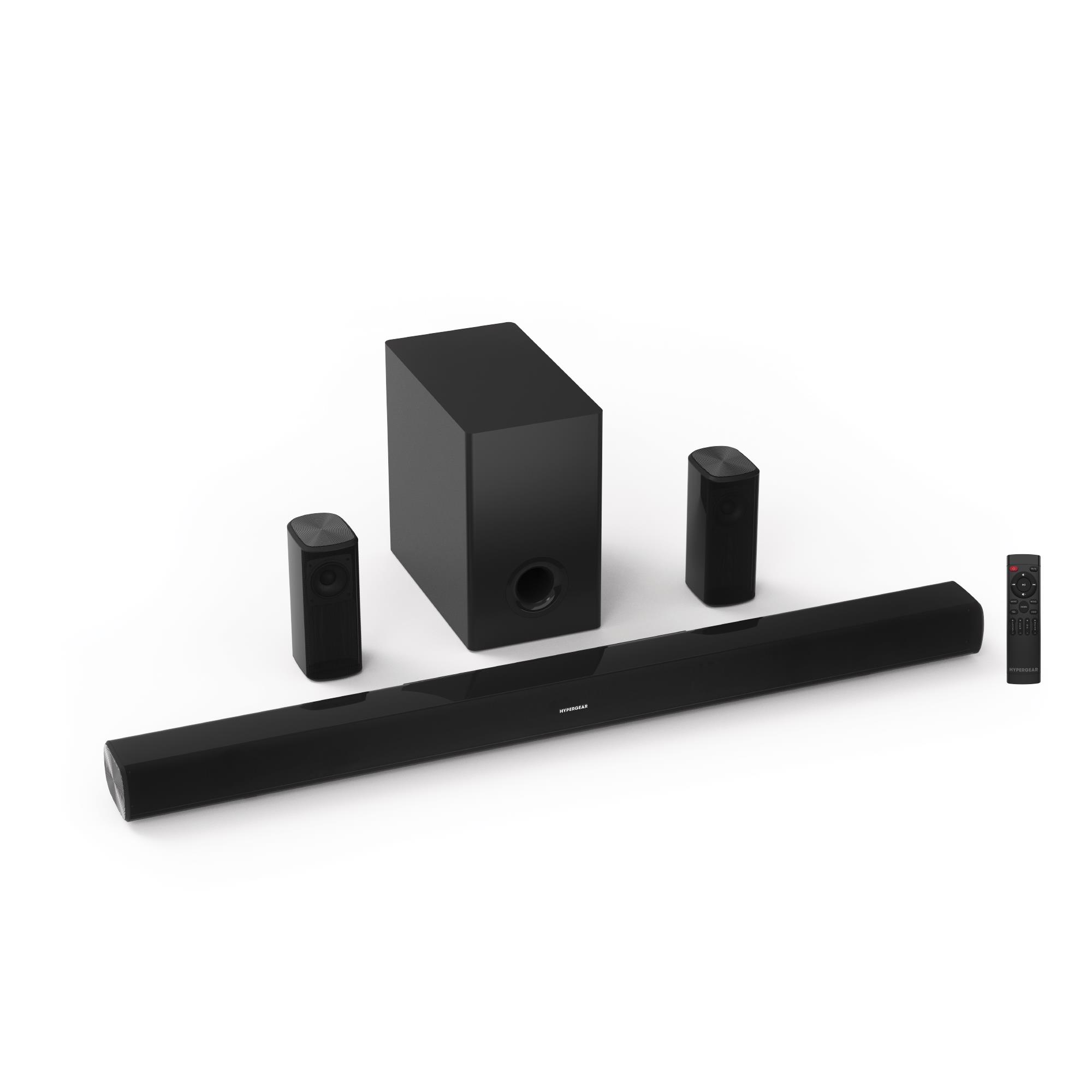 HyperGear 5.1 Home Theater Surround Sound System With 38 Inch Soundbar Plus Sub