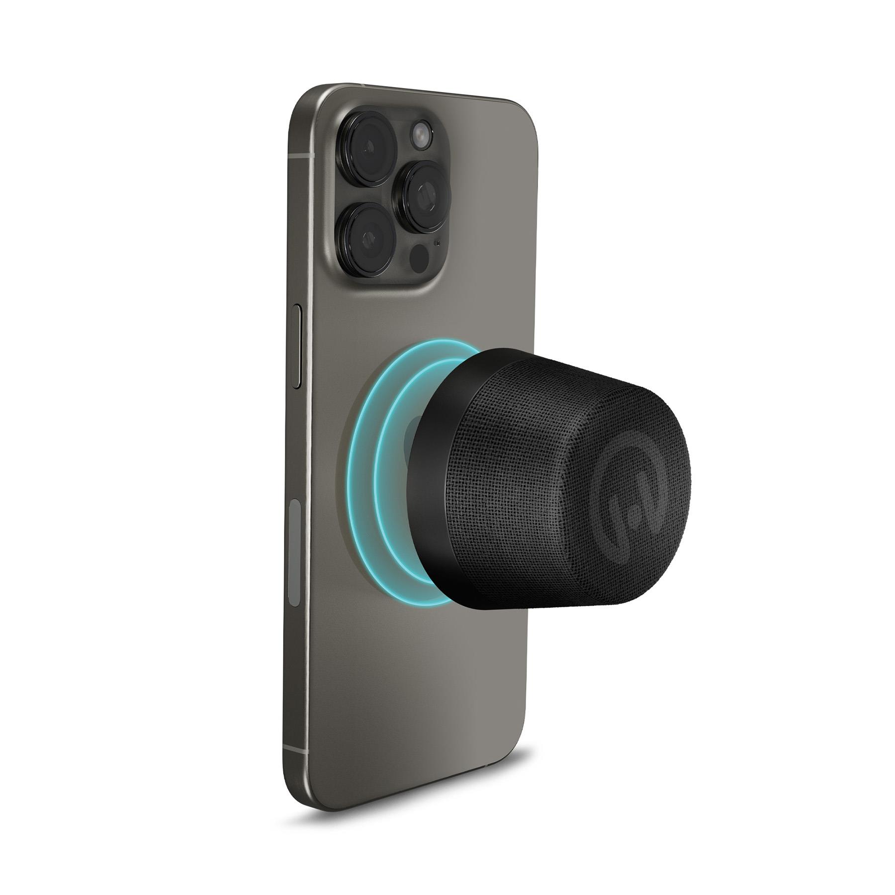 HyperGear Pocket Popper Magnetic Mini Wireless Speaker Black