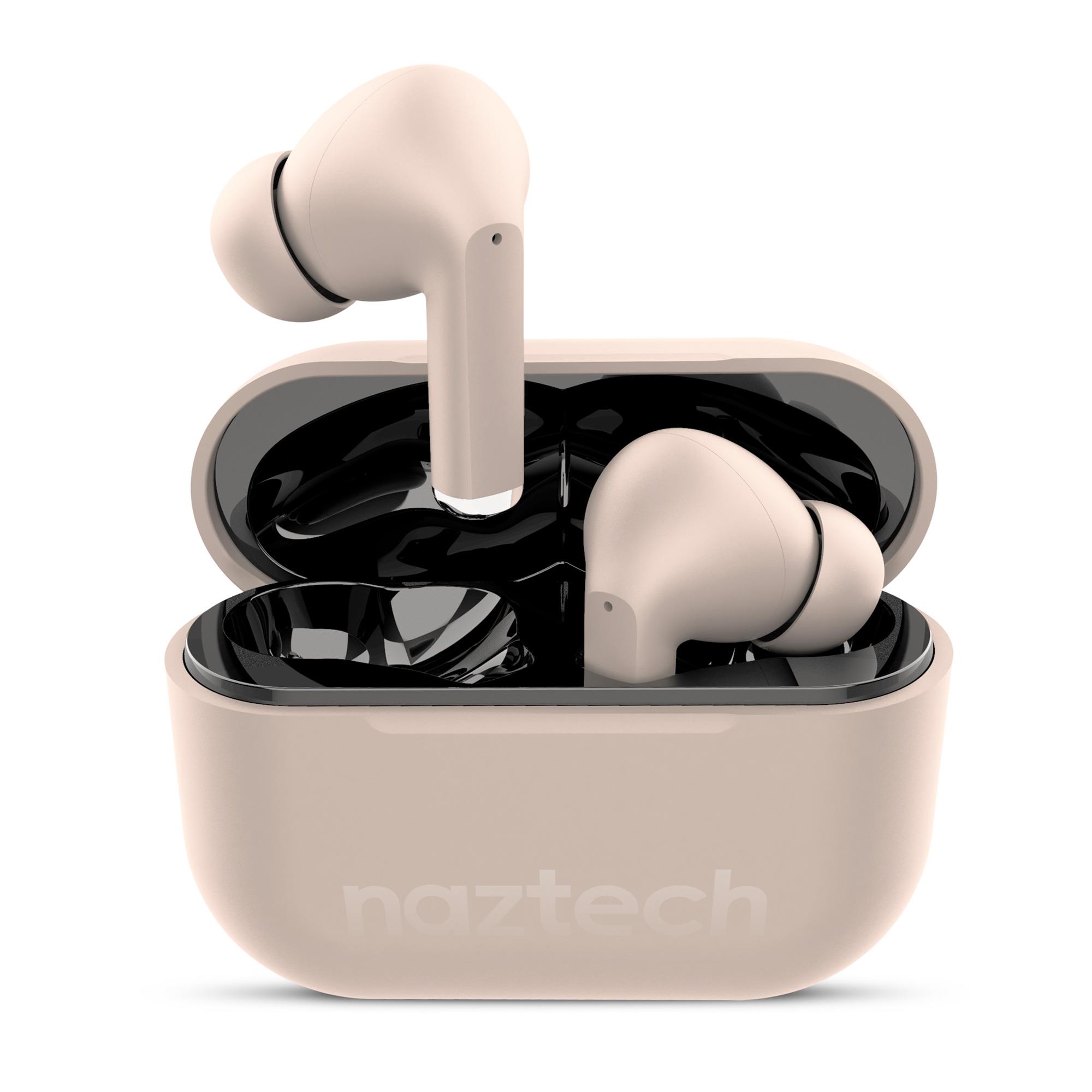Naztech Xpods PRO True Wireless Earbuds With Wireless Charging Case Sandstone