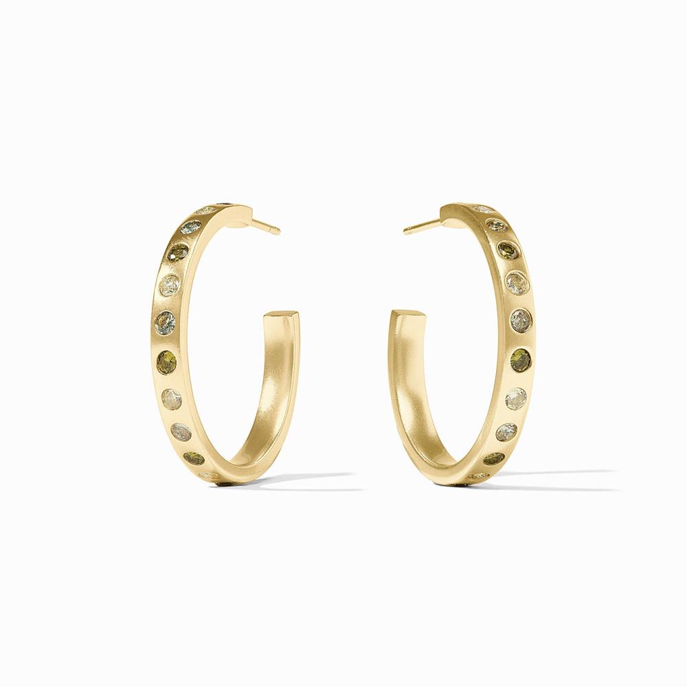 Rainbow Hoop Earrings