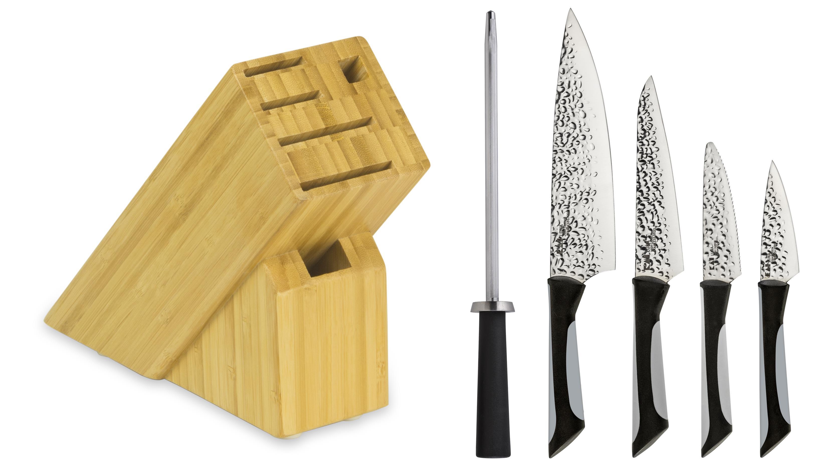 Luna 6-Piece Set In 6-Slot Slimline Block