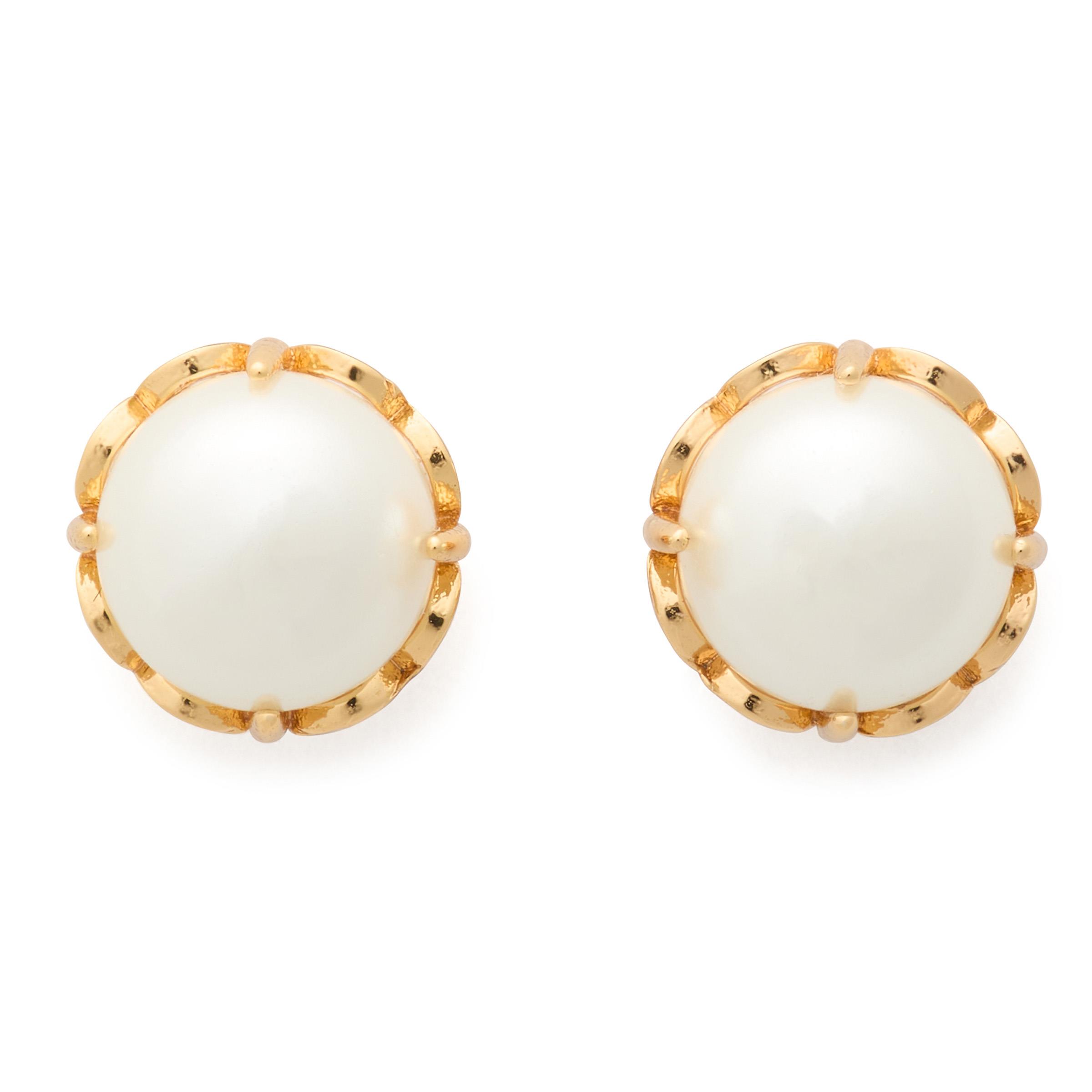 That Sparkle Studs - White/Gold