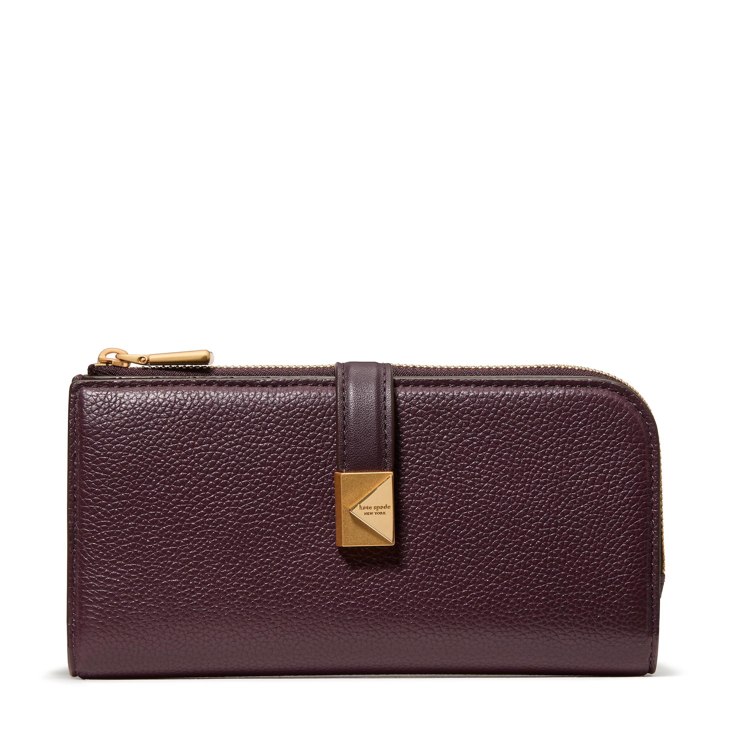 Deco Zip Slim Wallet - Blackberry Jam