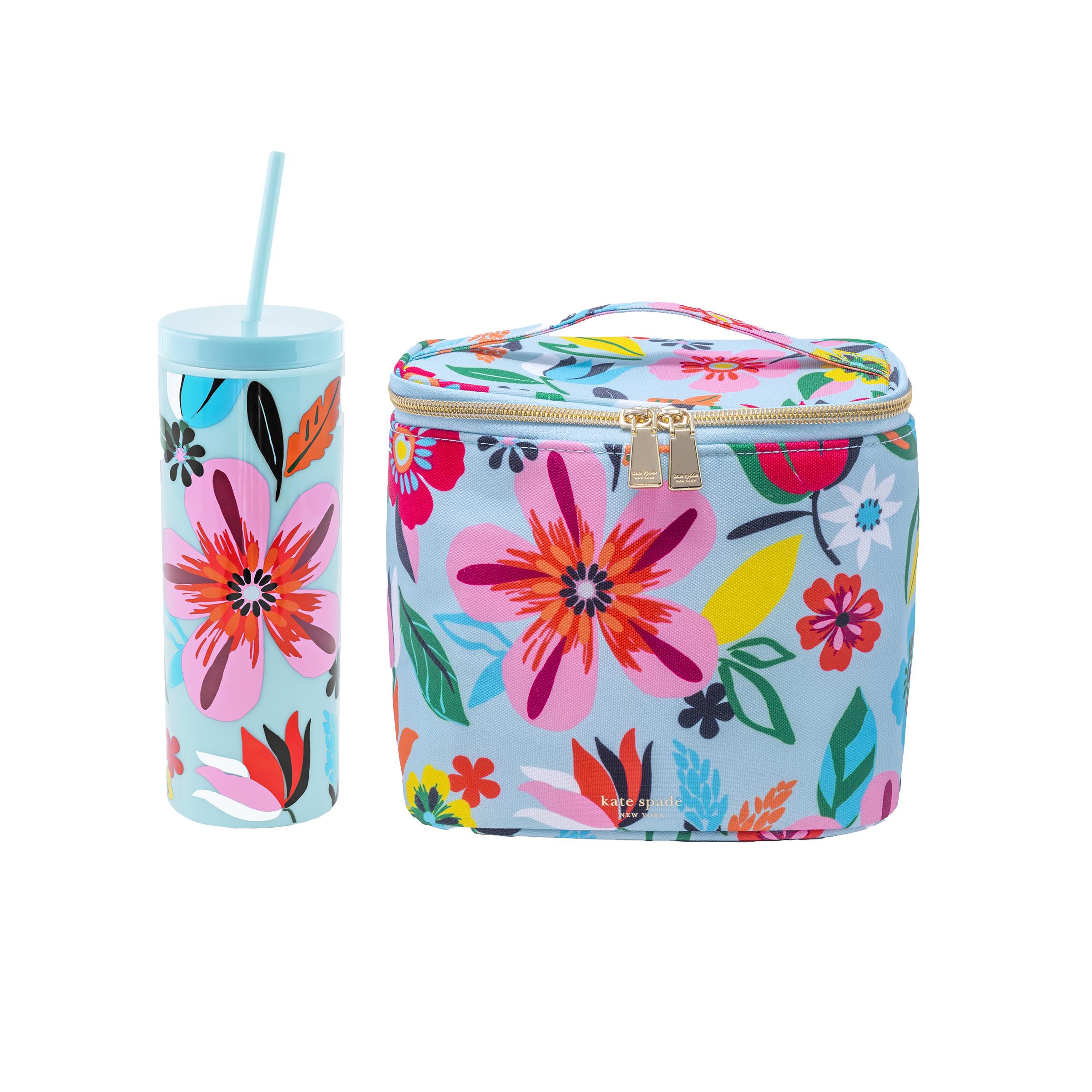 Sip & Snack Lunch Tote Bundle - Safari Floral