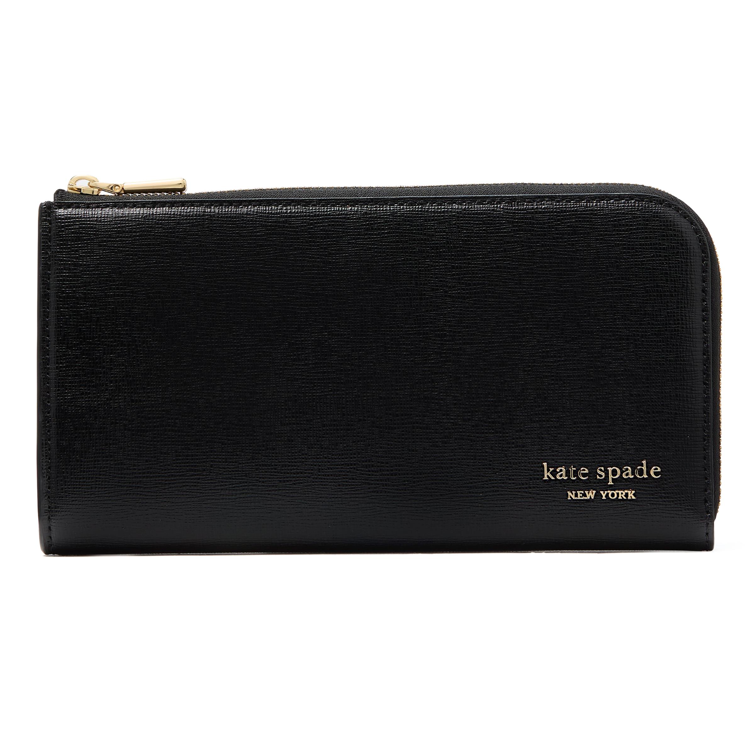 Devin Zip Around Continental Wallet - Black