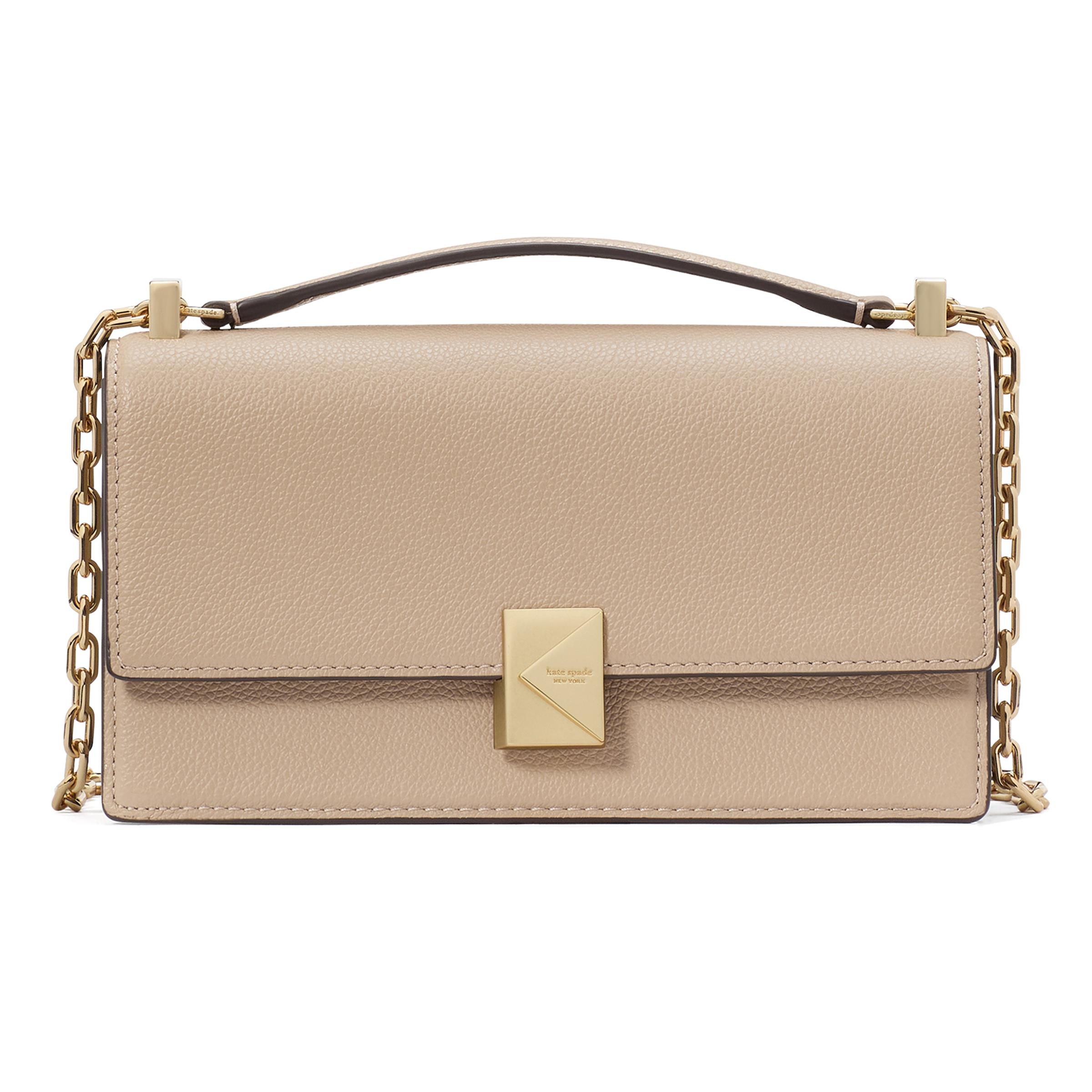 Deco Flap Chain Crossbody - Timeless Taupe