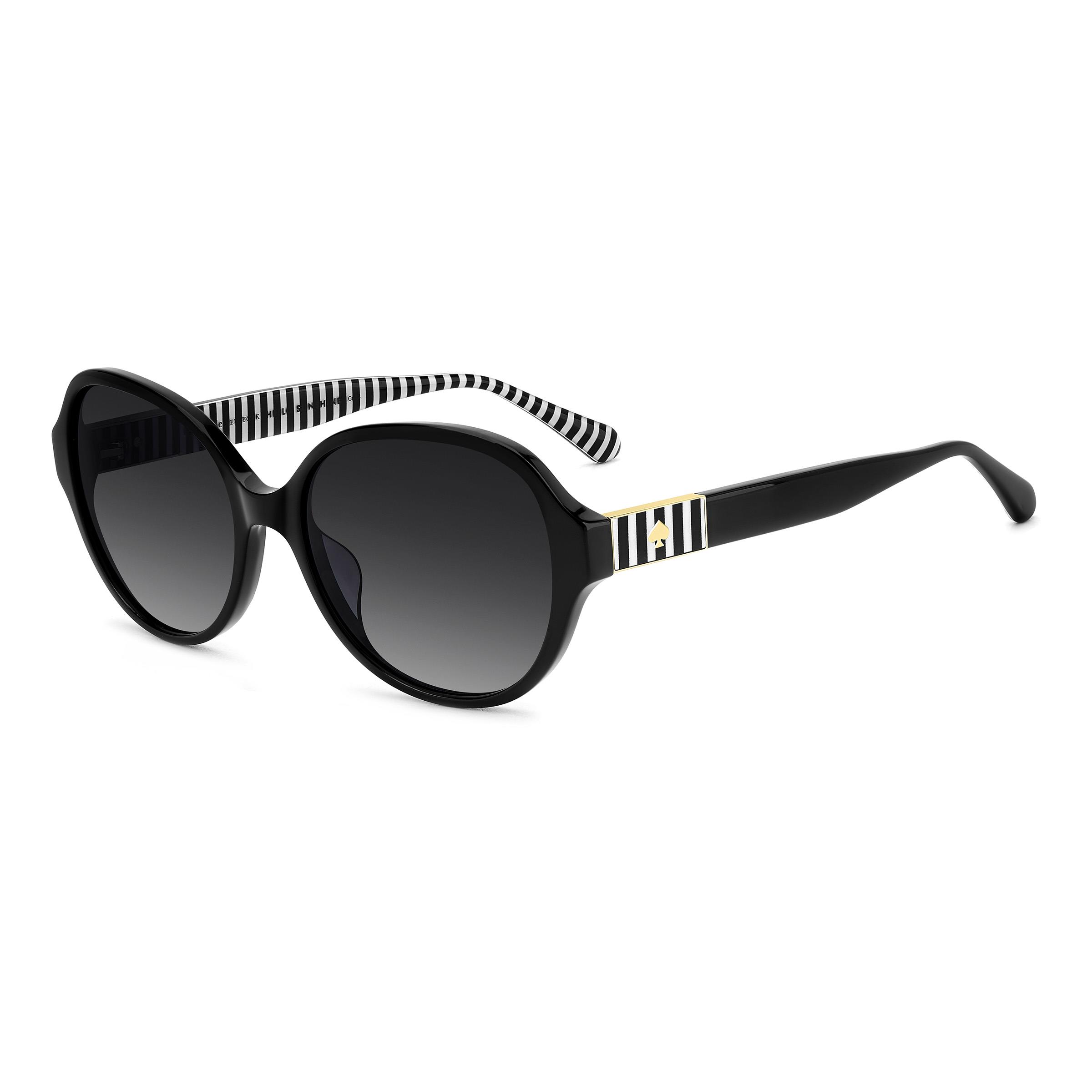 Emalie Oval Sunglasses - Black