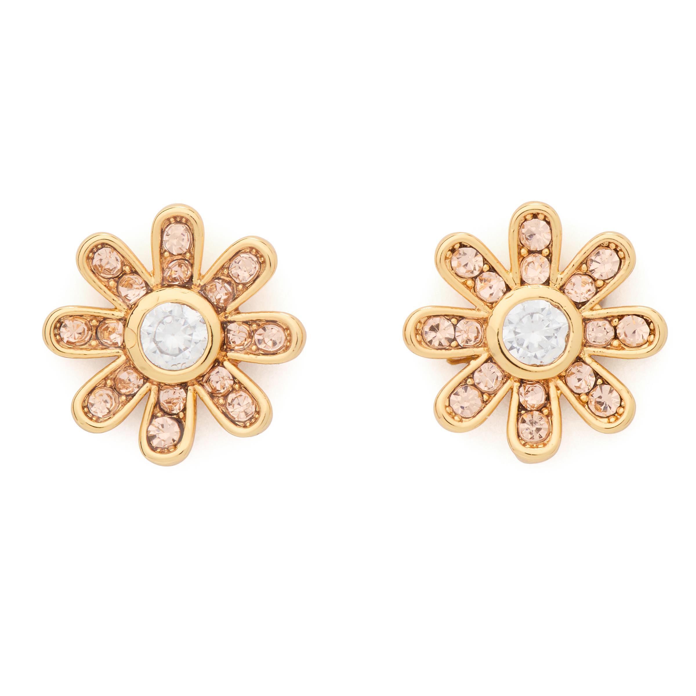 Bursting Blooms Studs - Yellow/Gold