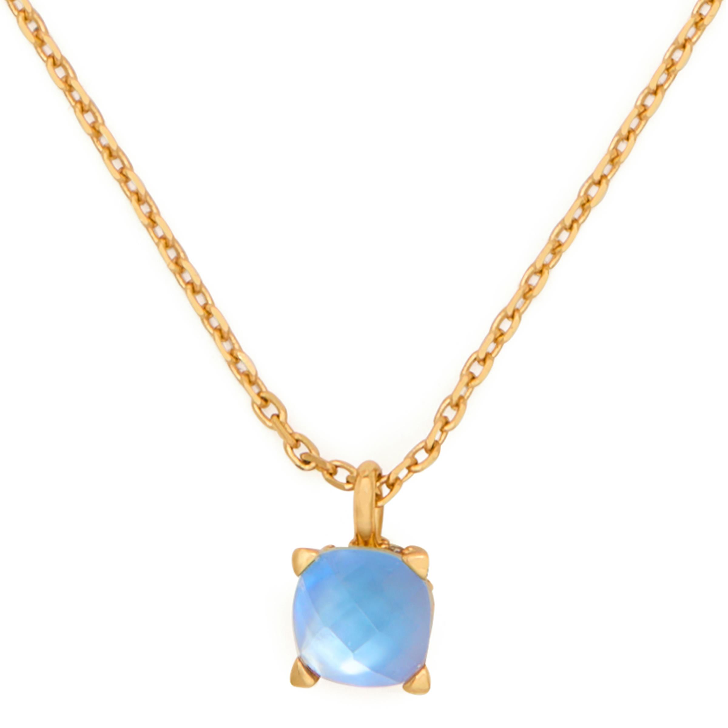 Little Luxuries 6mm Pendant - Blue/Gold