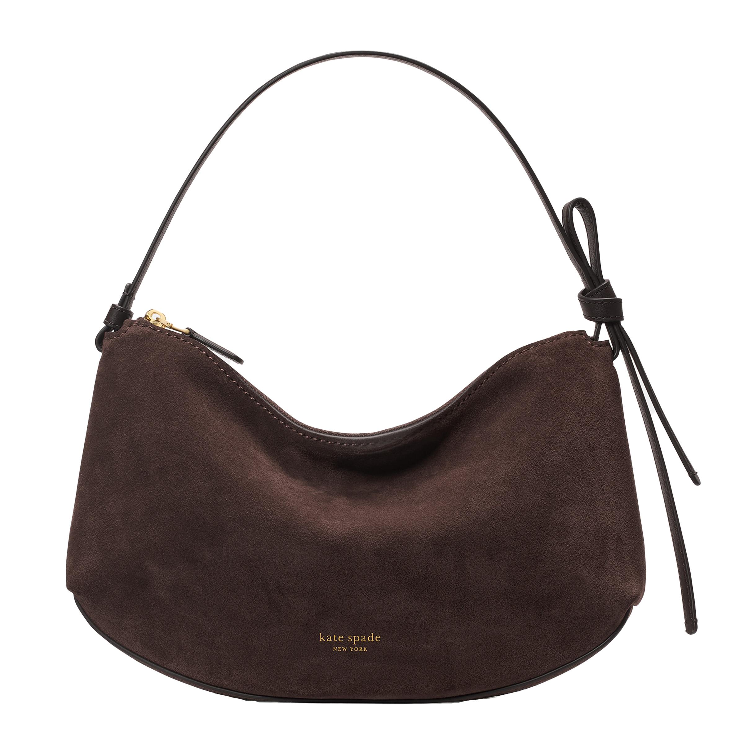 Loop Suede Shoulder Bag - Hot Fudge Multi