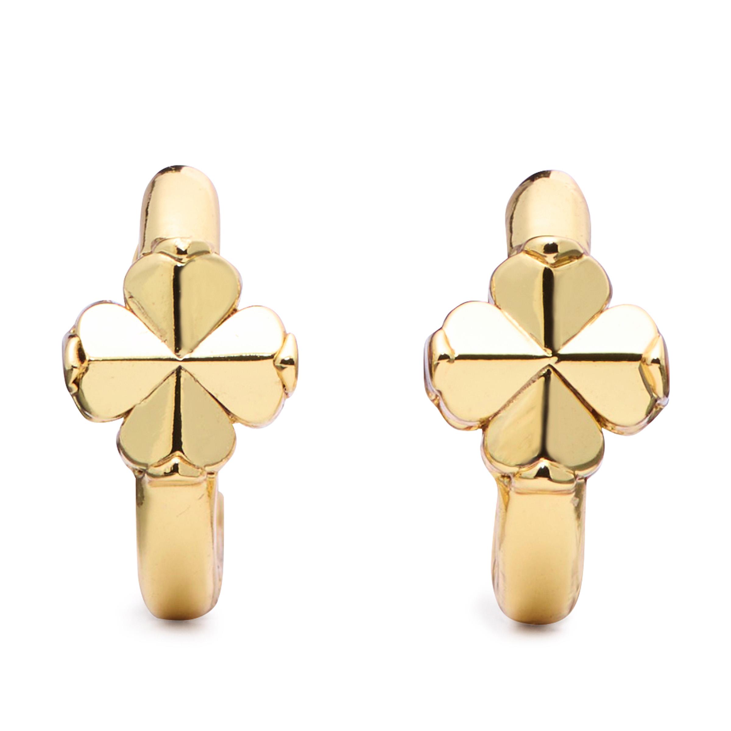 Spade Flower Huggies - Gold