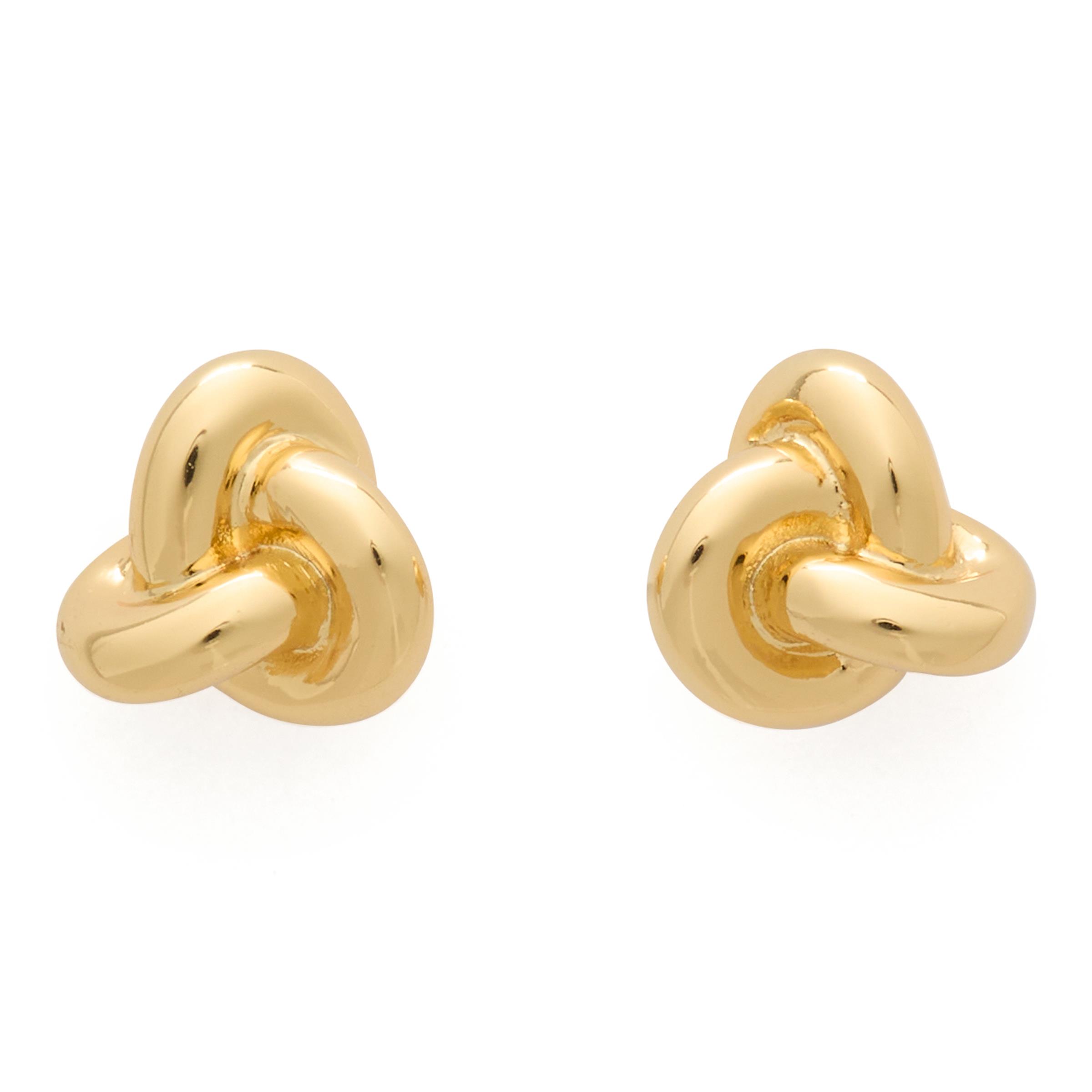 Double Knot Studs - Gold
