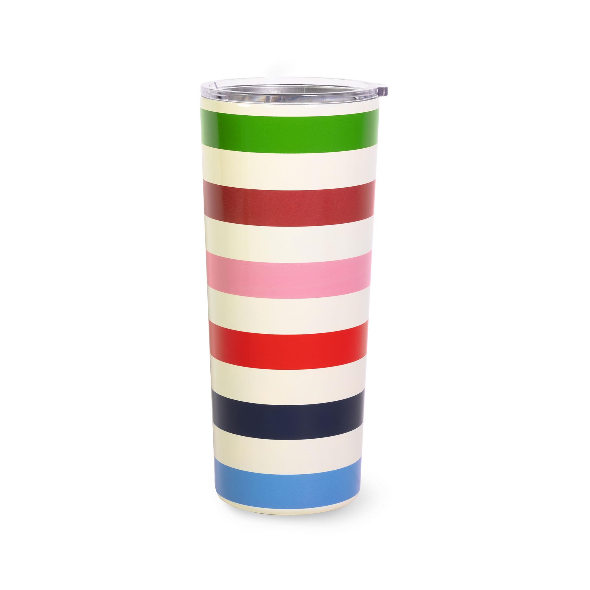Stainless Steel Tumbler , Stripe