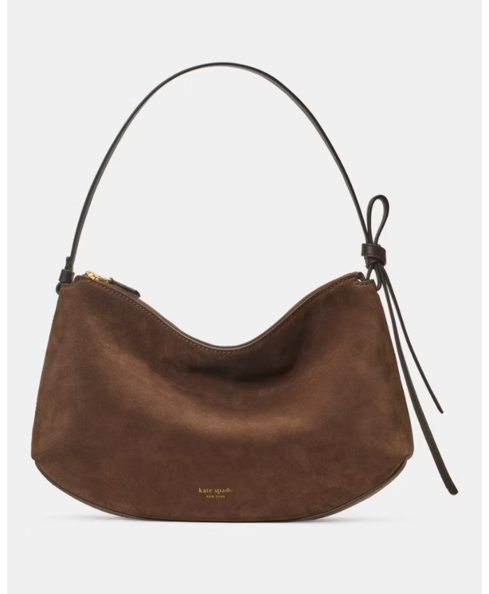Loop Suede Large Shoulder Bag
