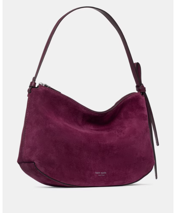 Loop Suede Large Shoulder Bag