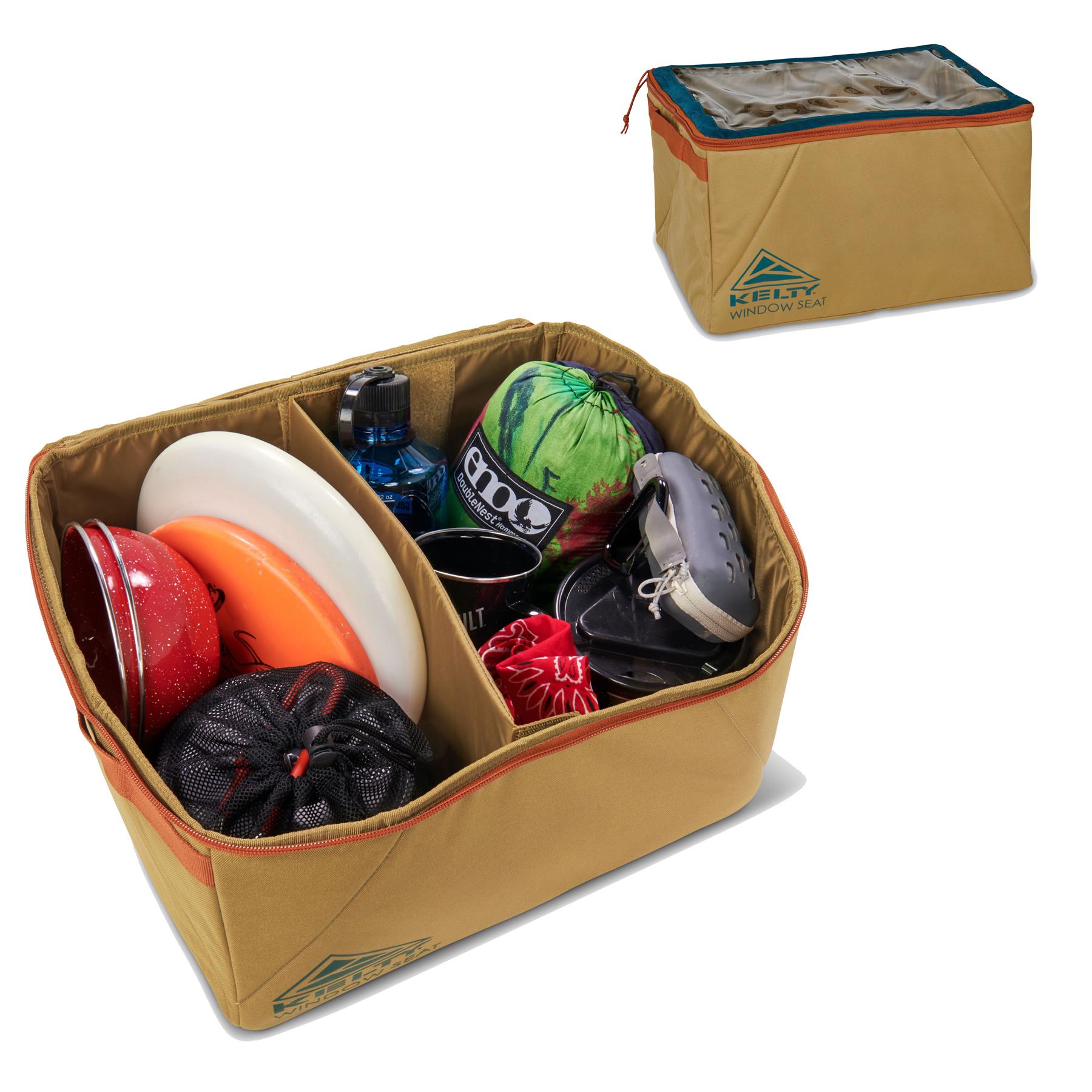 Window Seat Dull Gold/Deep Teal