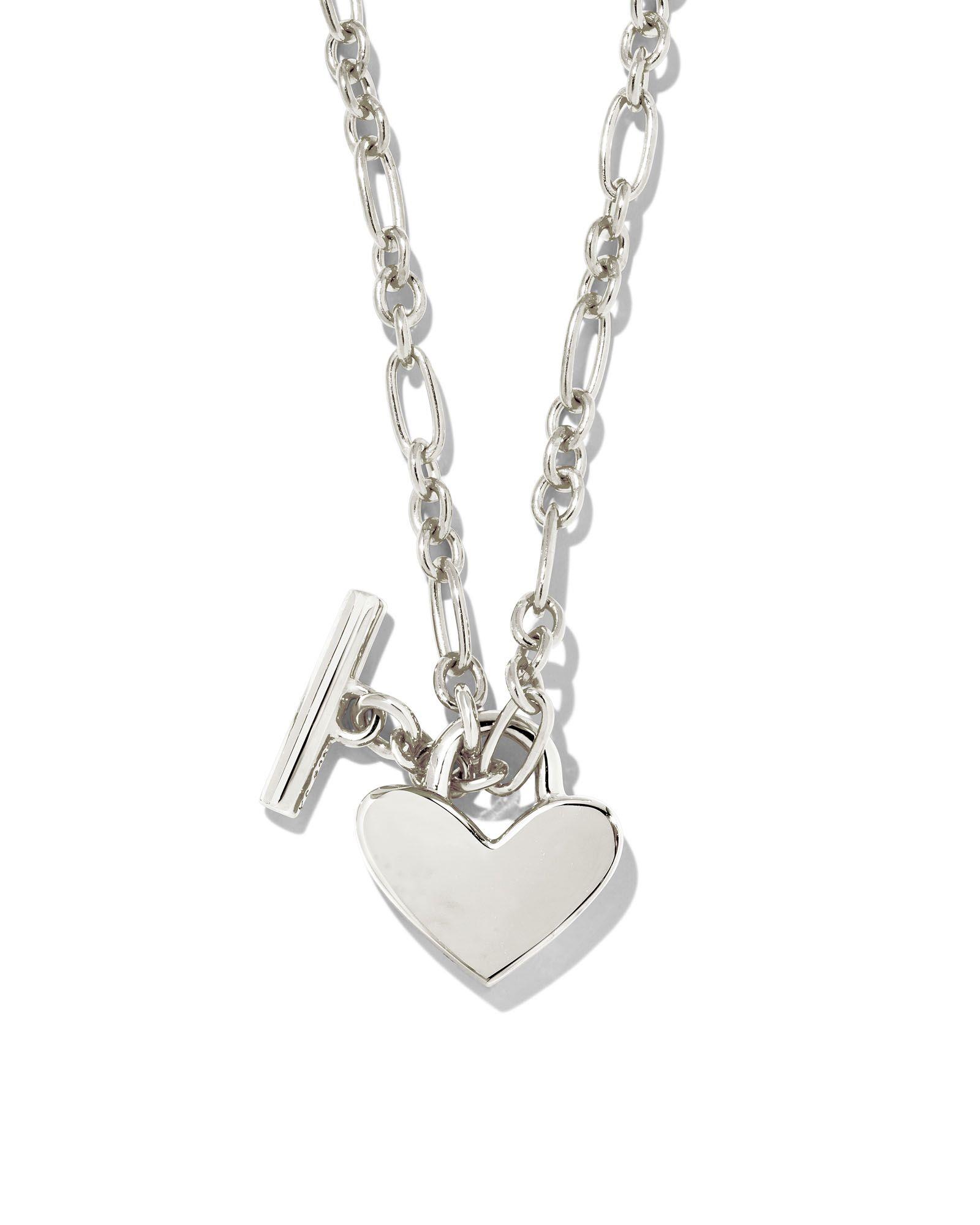 Heart Padlock Pendant Necklace