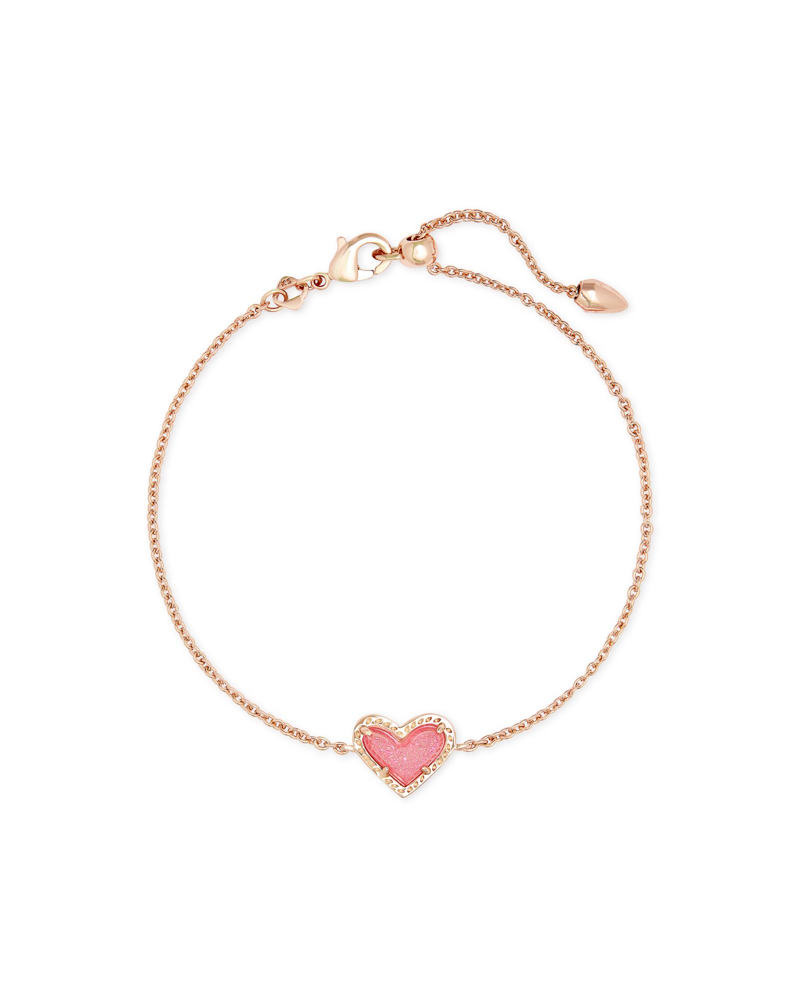 Ari Heart Delicate Chain Bracelet