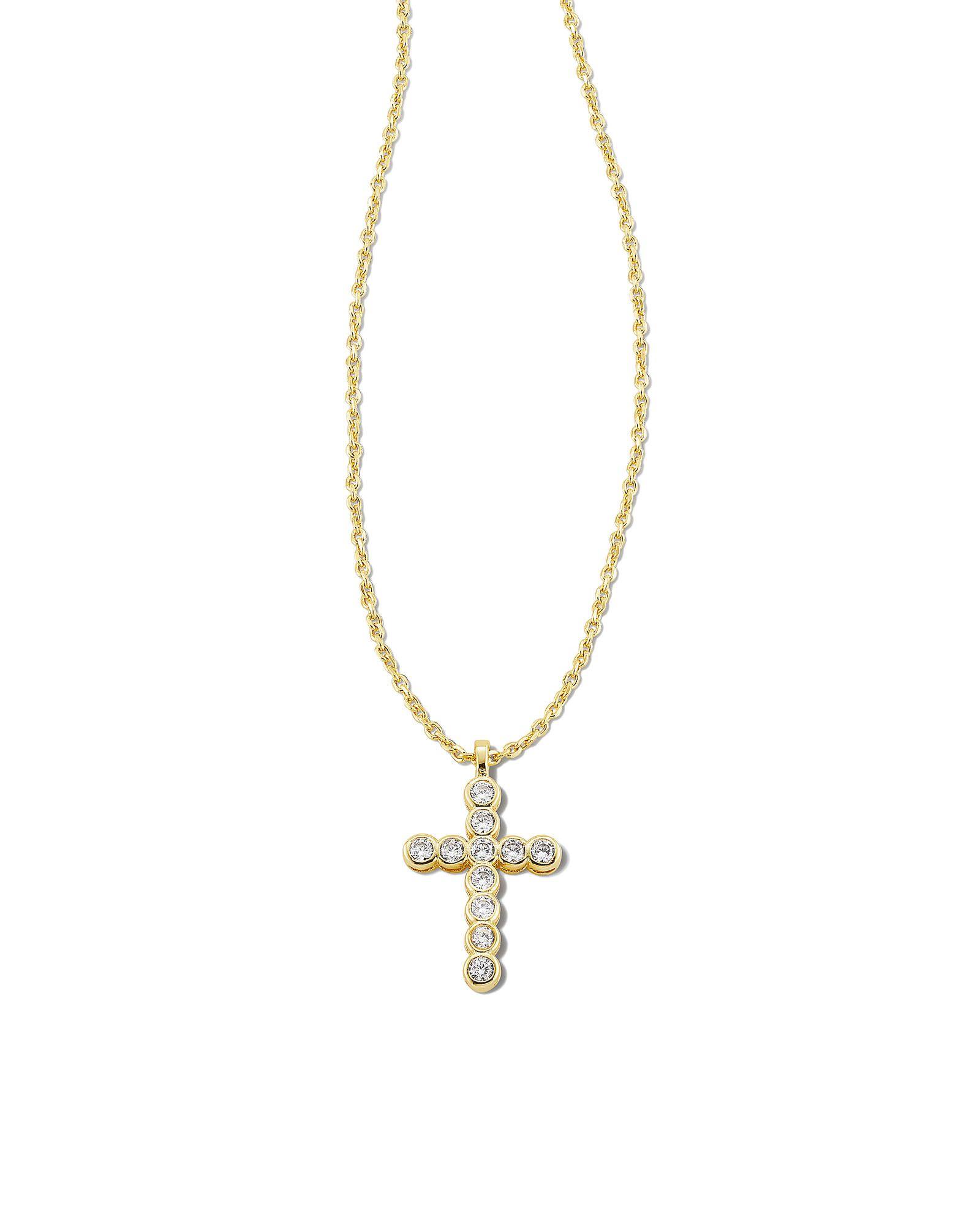 Cross Crystal Pendant Necklace